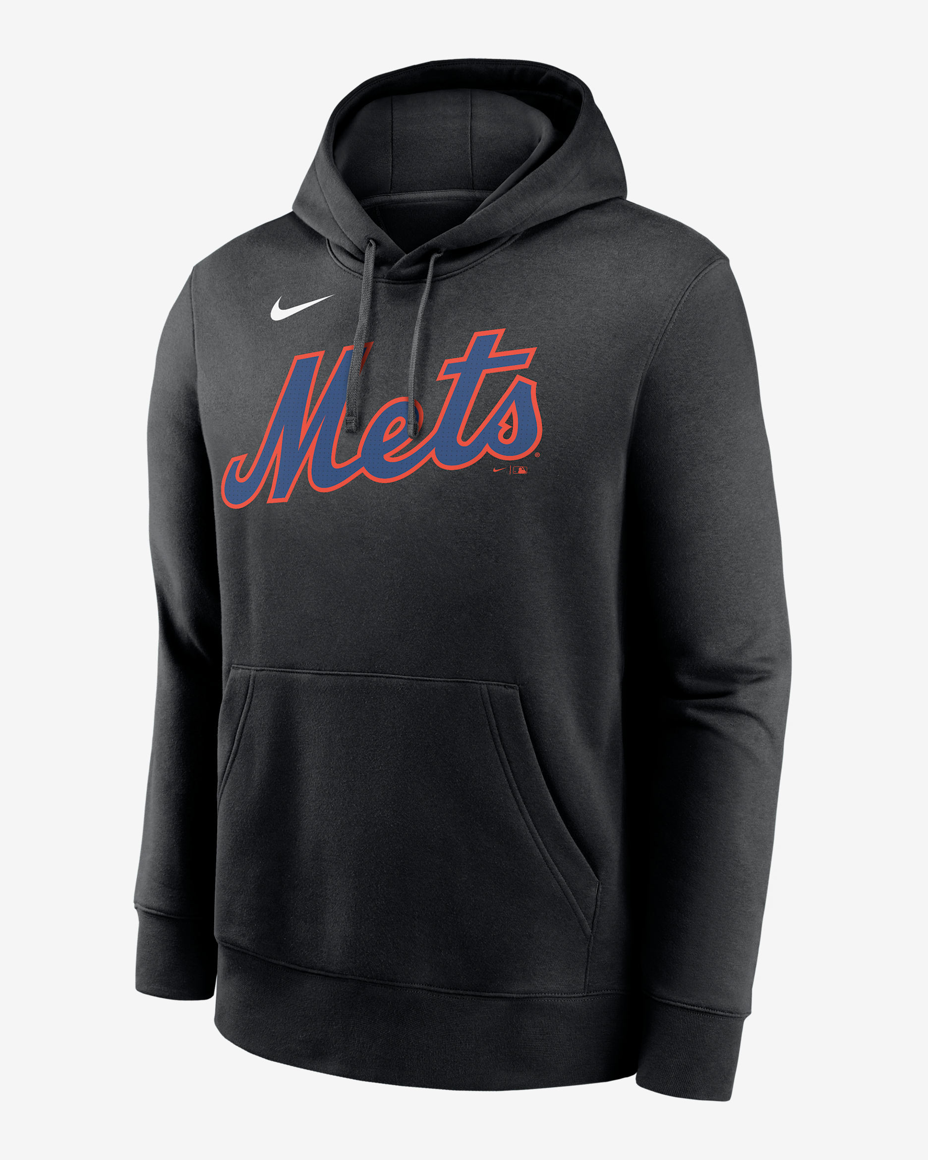 Sudadera con gorro sin cierre Nike de la MLB para hombre Juan Soto New York Mets Club - Negro