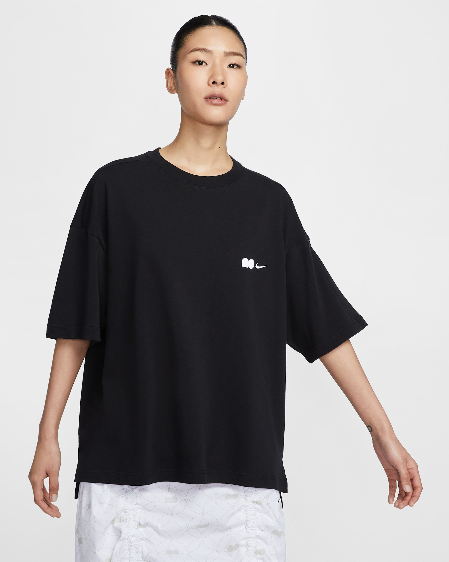 Naomi Osaka Short-Sleeve Top - Black/White