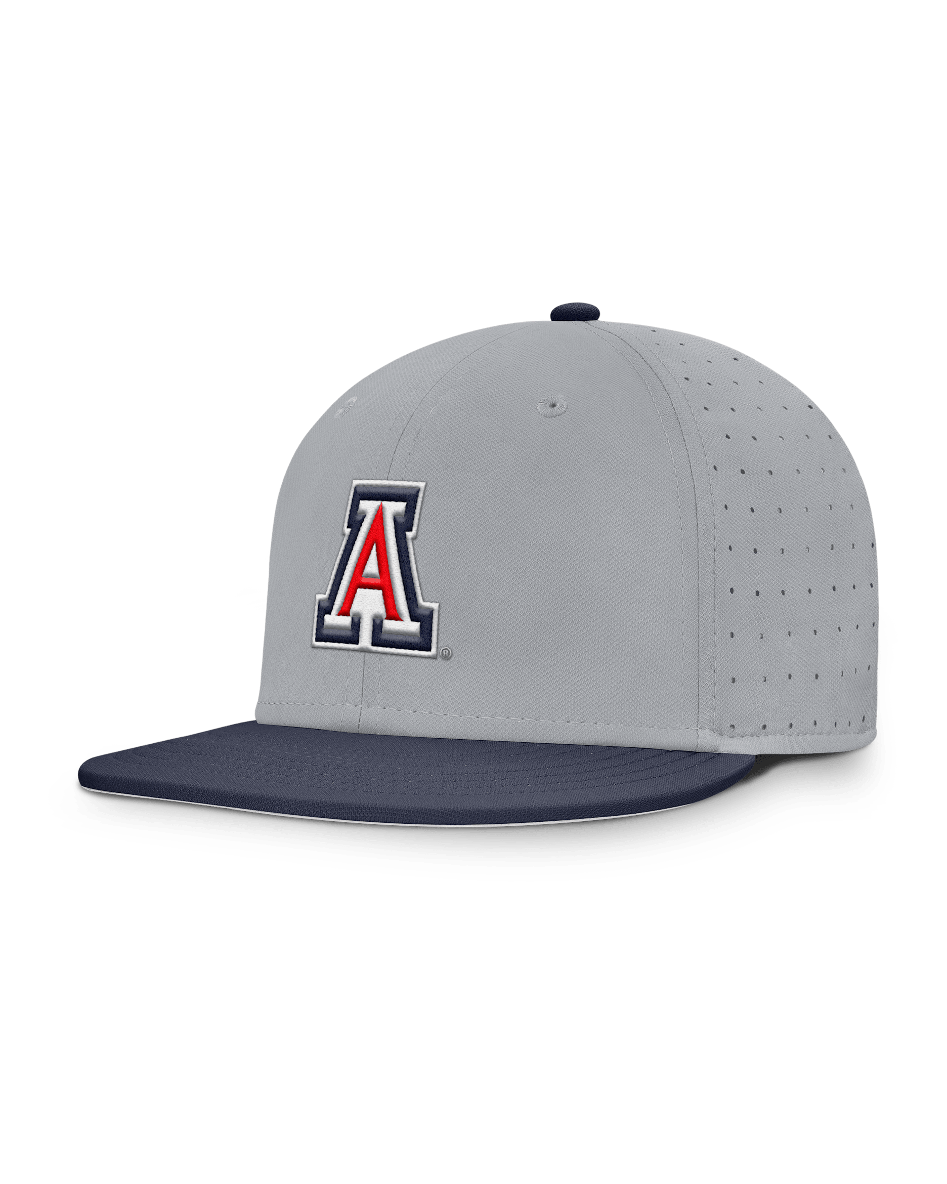 Arizona Dugout True Men’s Nike Dri-FIT College Fitted Hat - Grey