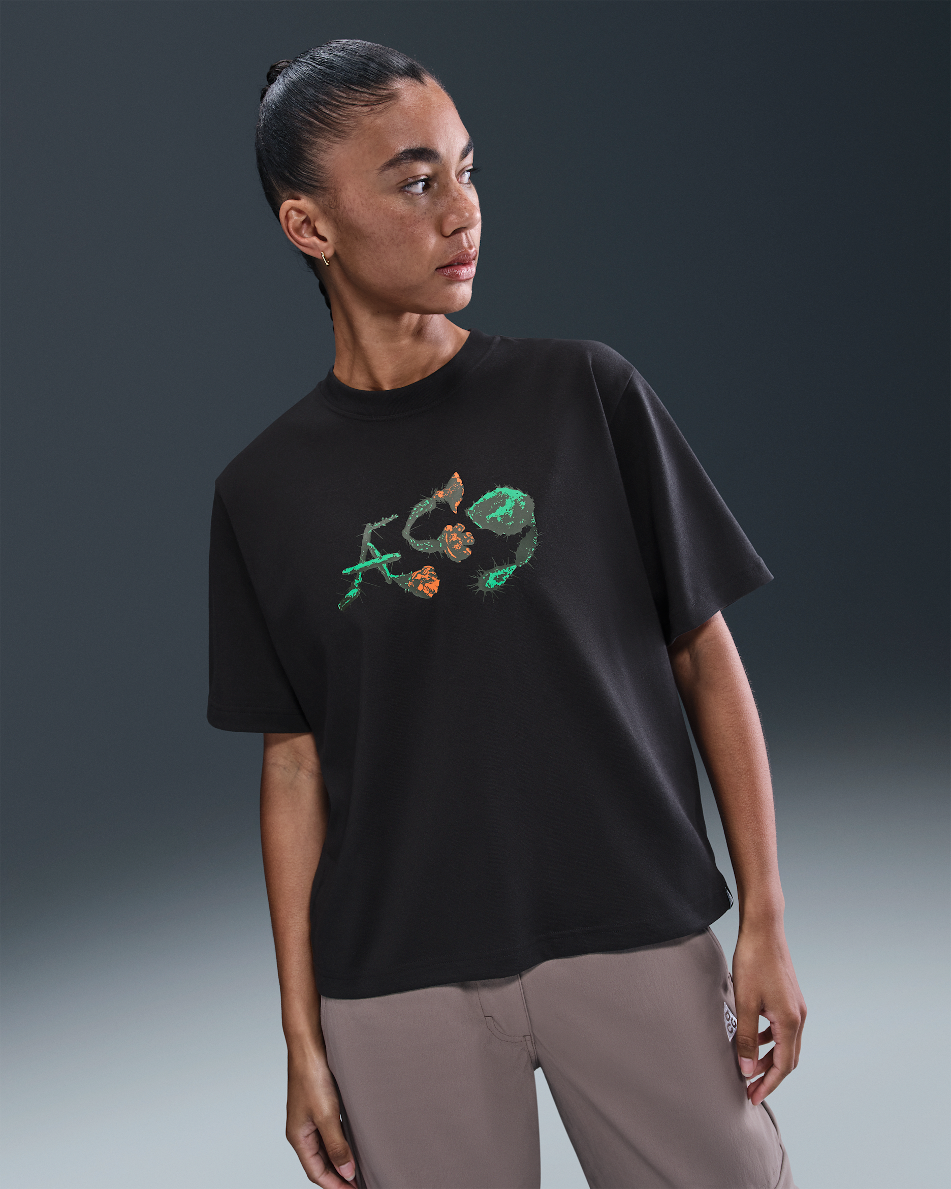Playera con gráfico para mujer Nike ACG - Negro