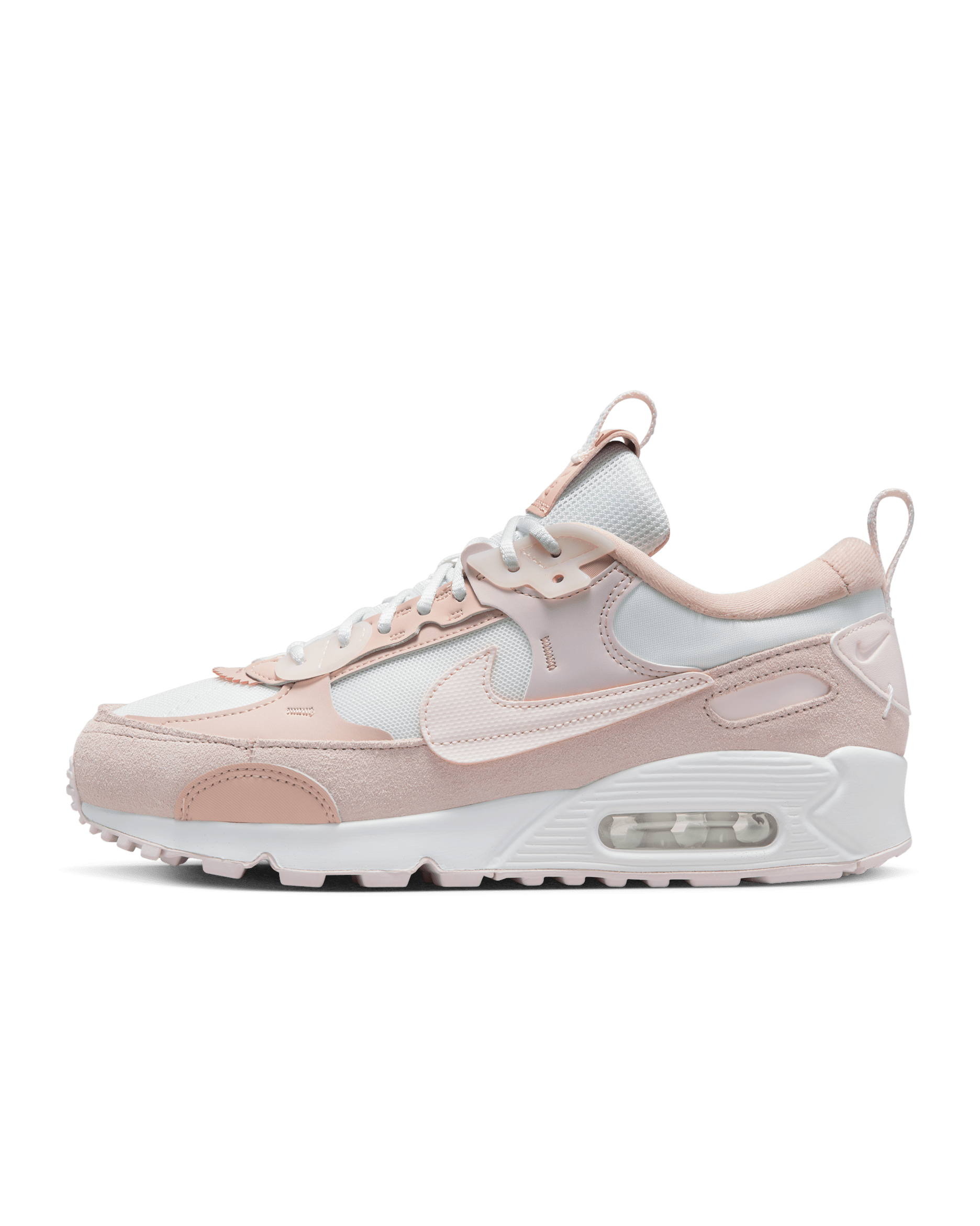 Nike Air Max 90 Futura 女鞋 - Summit White/Barely Rose/Pink Oxford/Light Soft Pink