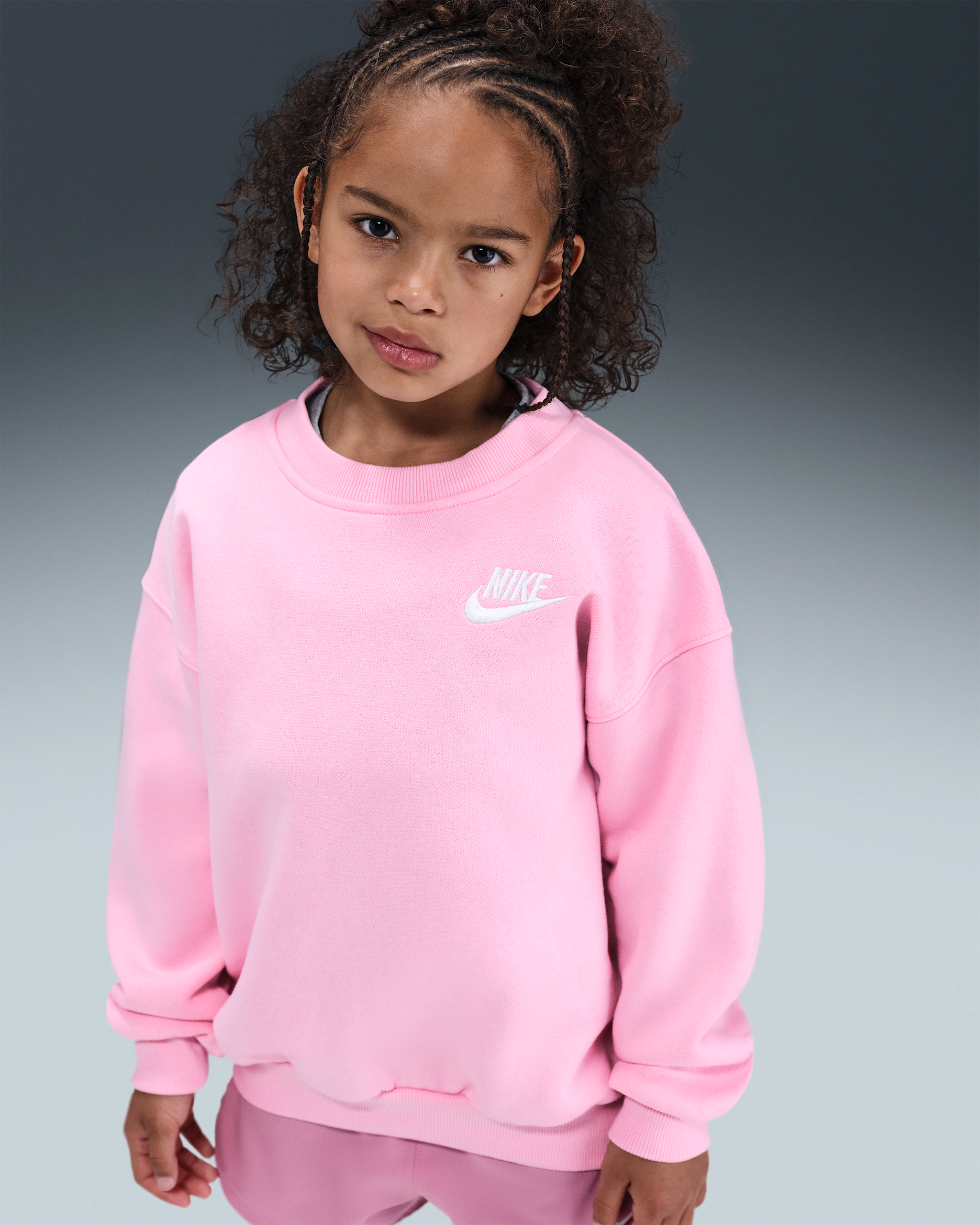 Haut oversize pour enfant Nike - Medium Soft Pink