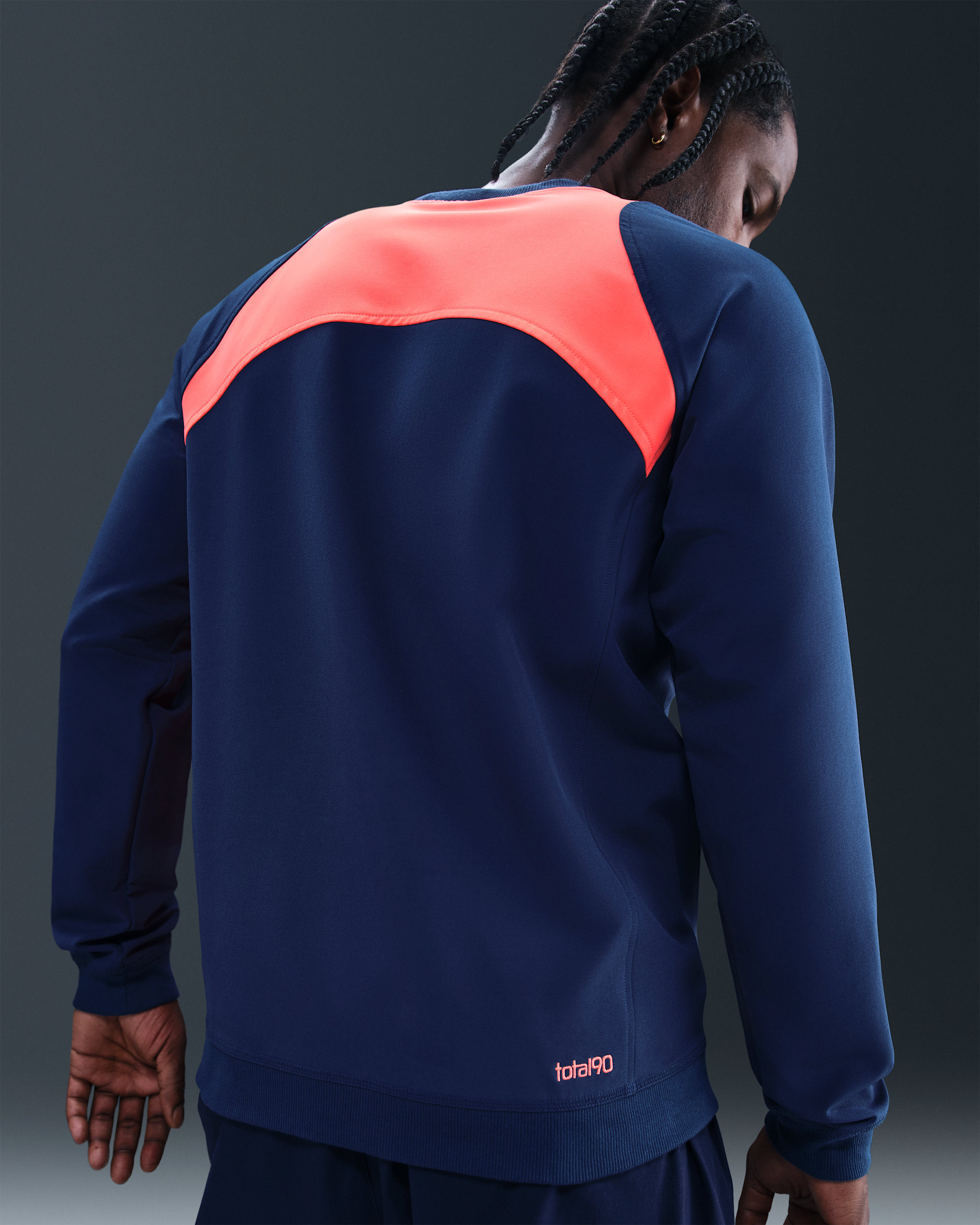 FC Barcelona Third Men's Nike Total 90 Soccer Crew-Neck Top