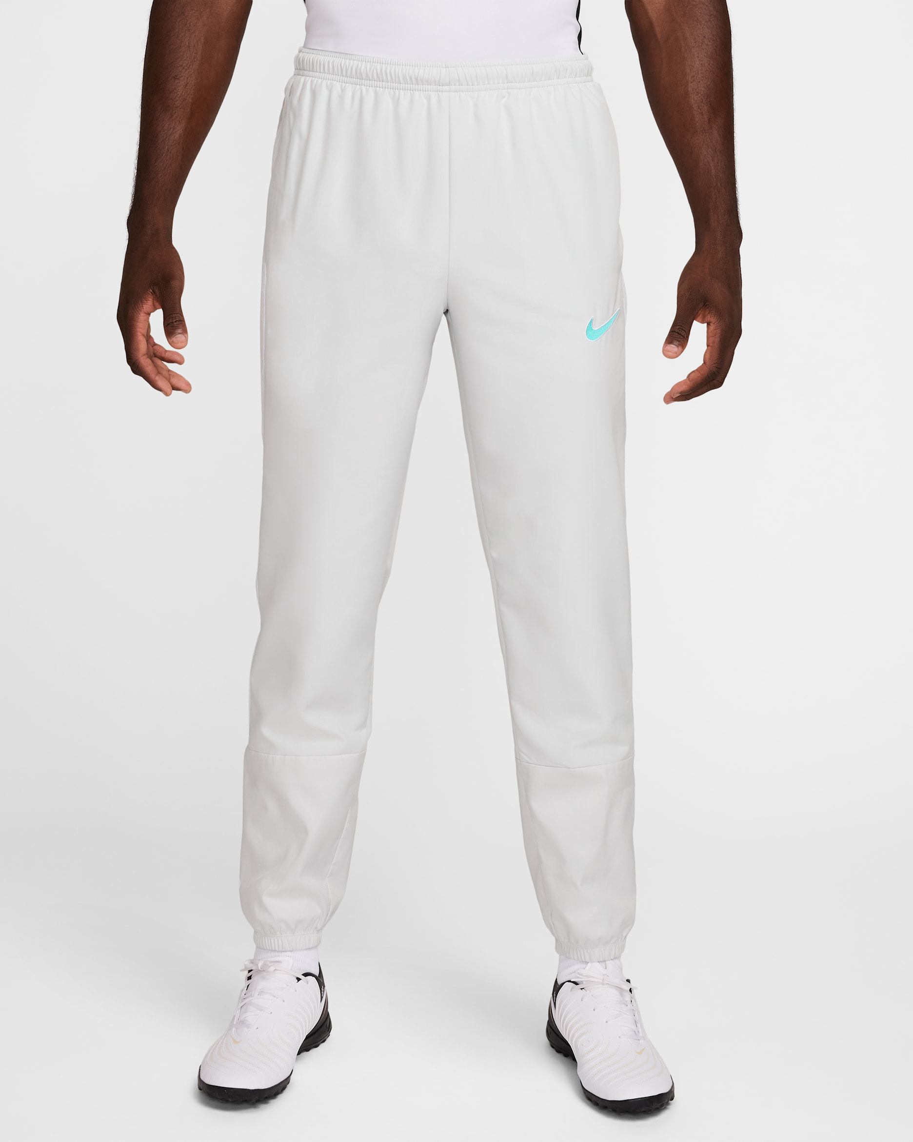 Nike Academy+ Men's Repel Soccer Pants - Photon Dust/Dynamic Turquoise