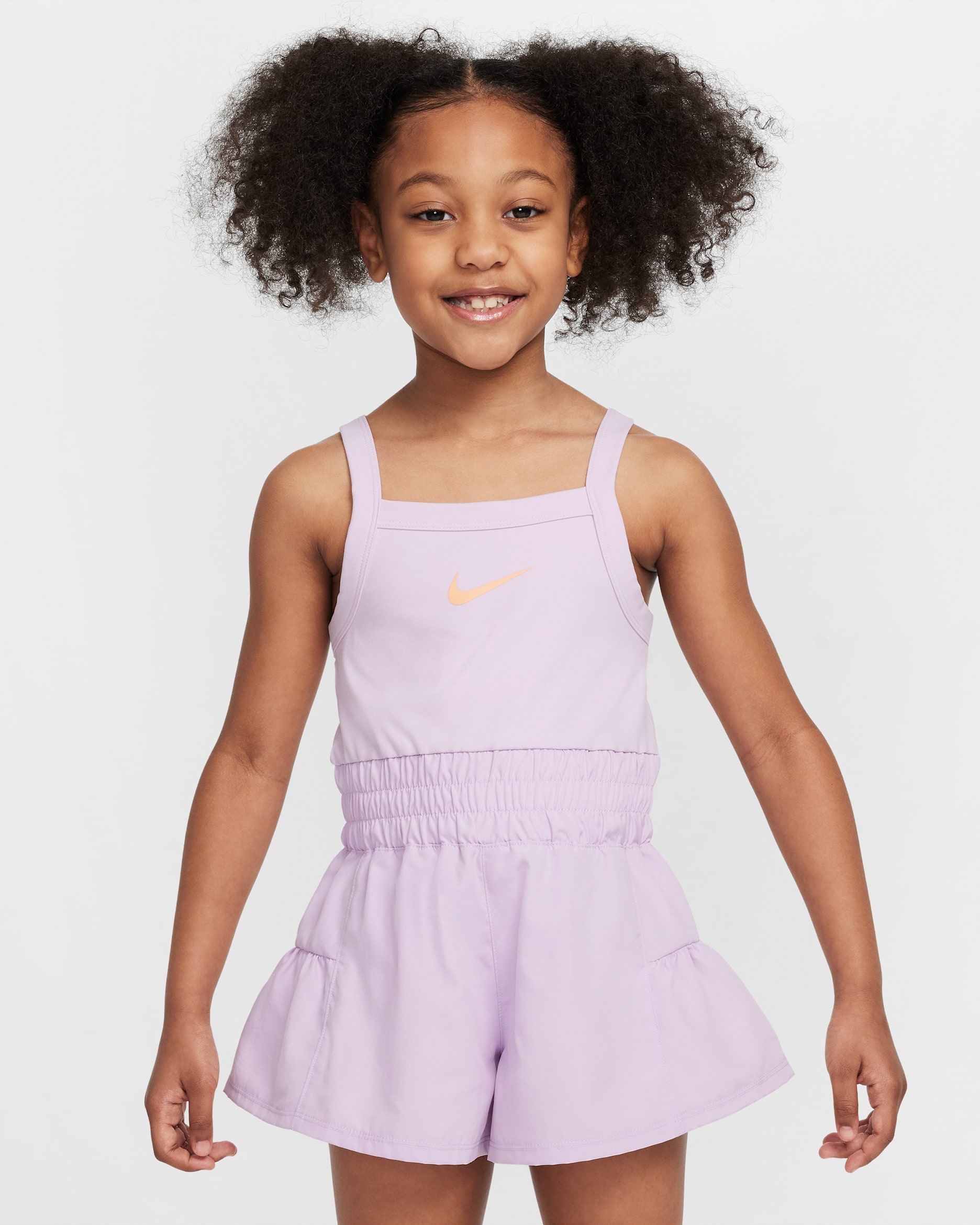 Enterito Runsie para niños talla pequeña Nike Dri-FIT Sunny Swoosh - Muñeca