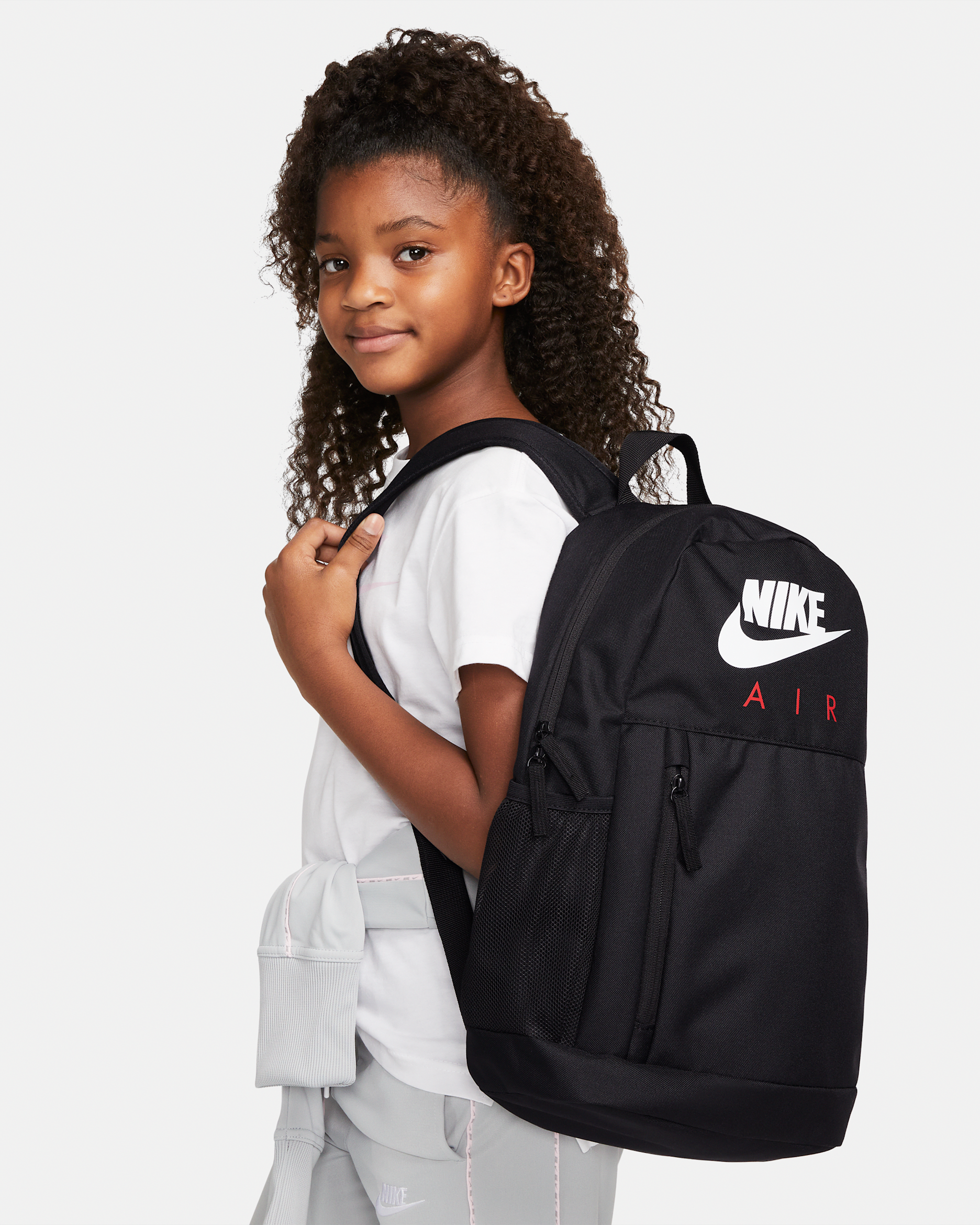 Nike Kids' Backpack (20L) - Black/Black/University Red