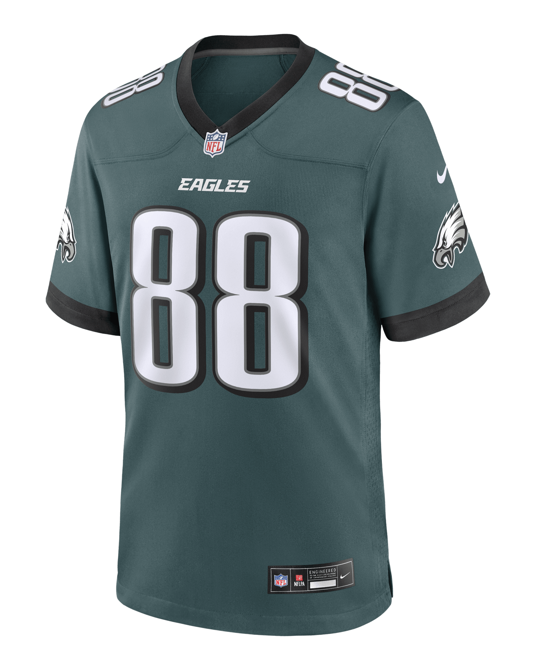 Dallas Goedert Philadelphia Eagles Men's Nike NFL Game Jersey - Green