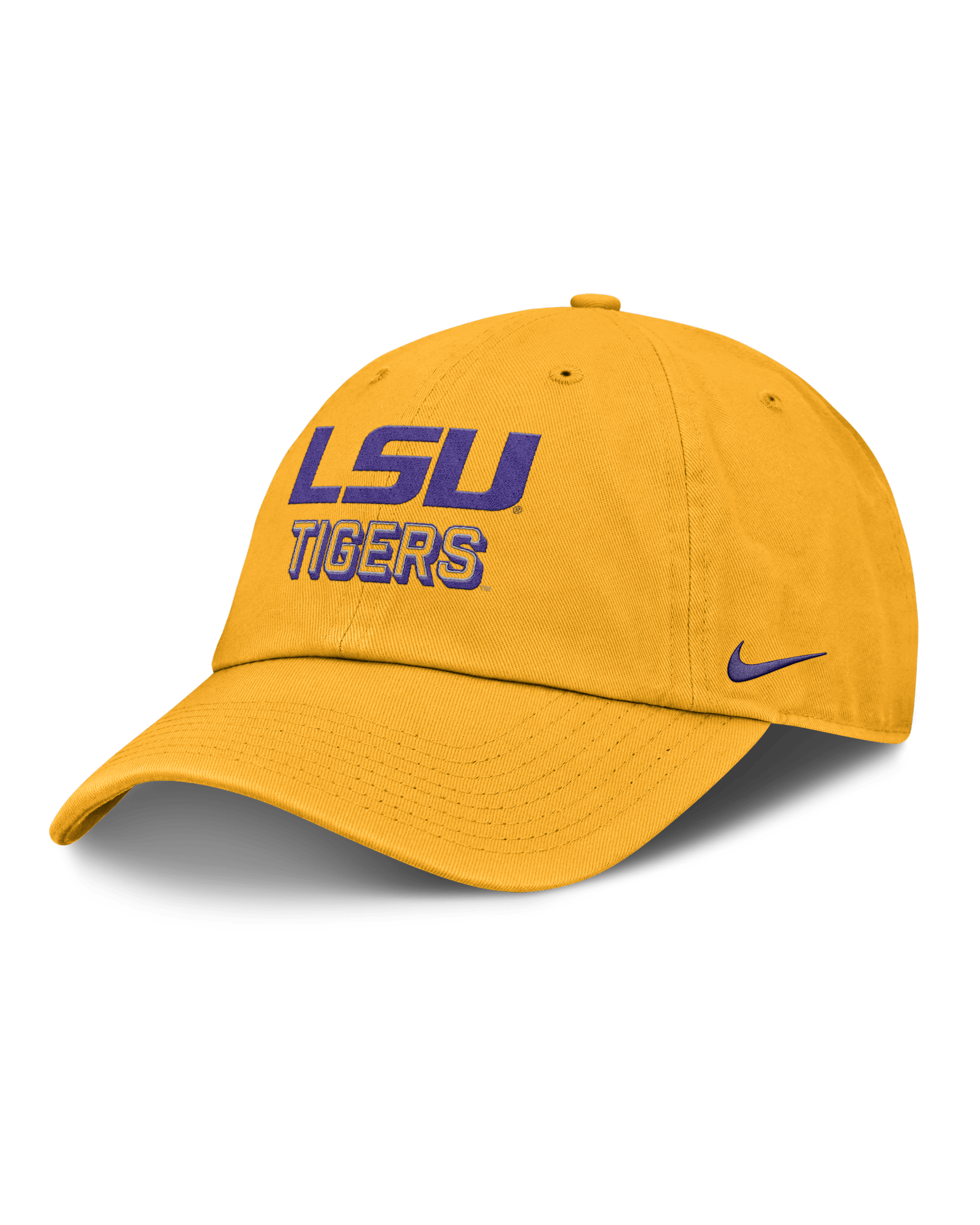 LSU On-Field Club Gameday Men's Nike College Adjustable Hat - Gold