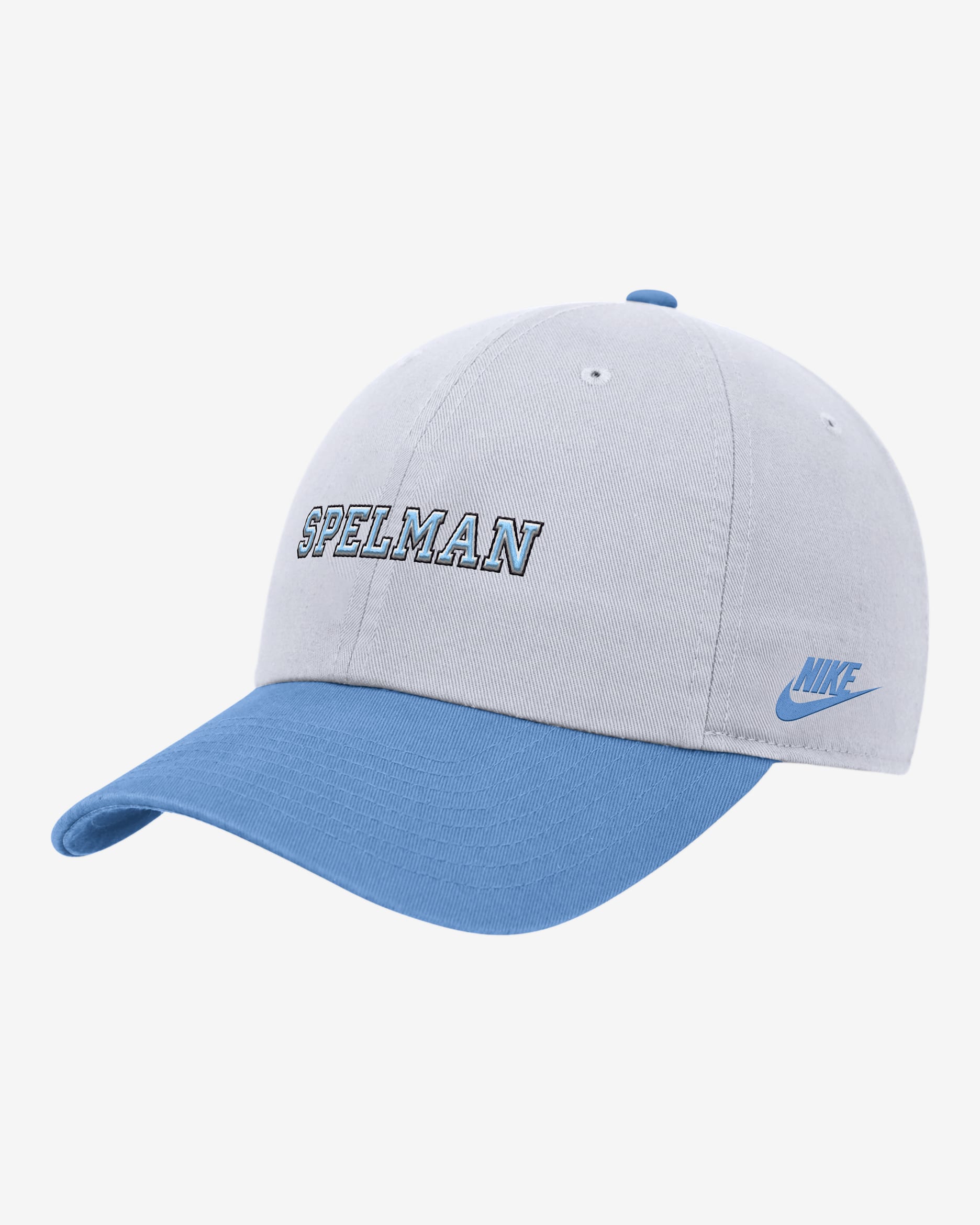 Spelman Nike College Adjustable Cap - White