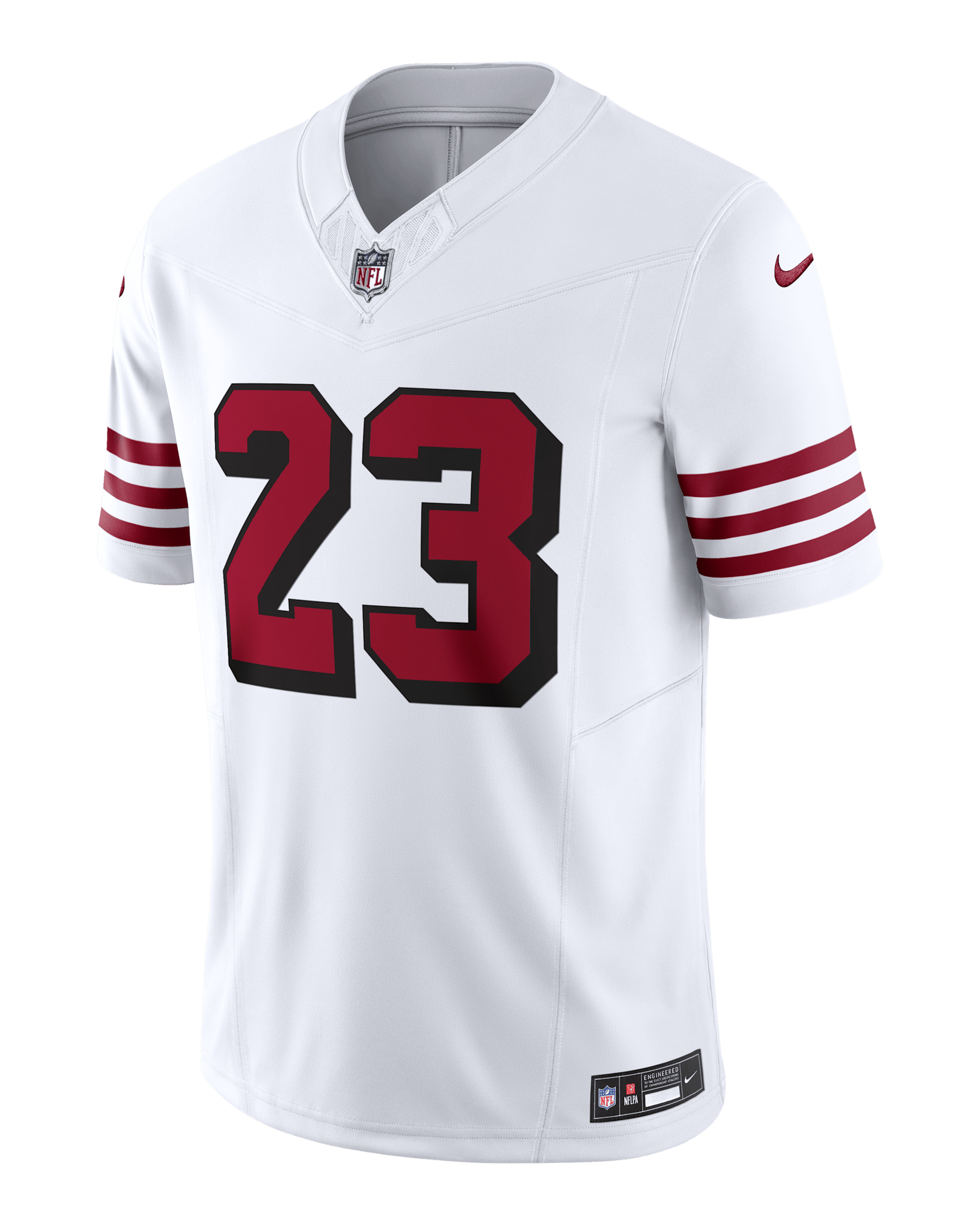 Christian McCaffrey San Francisco 49ers Men's Nike Dri-FIT NFL Limited Football Jersey - White