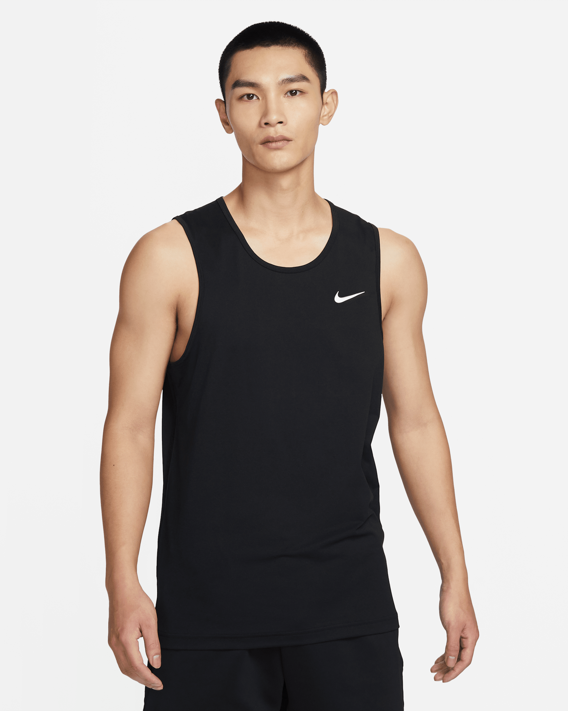 Nike Dri-FIT Hyverse Men's Sleeveless Fitness Tank Top - Black/White