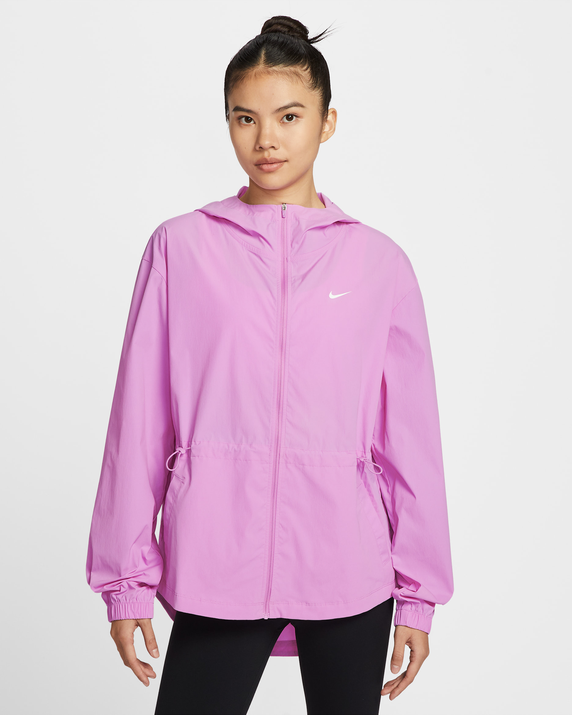 AS W NK ONE DF JACKET CPSL A - Light Magenta/White