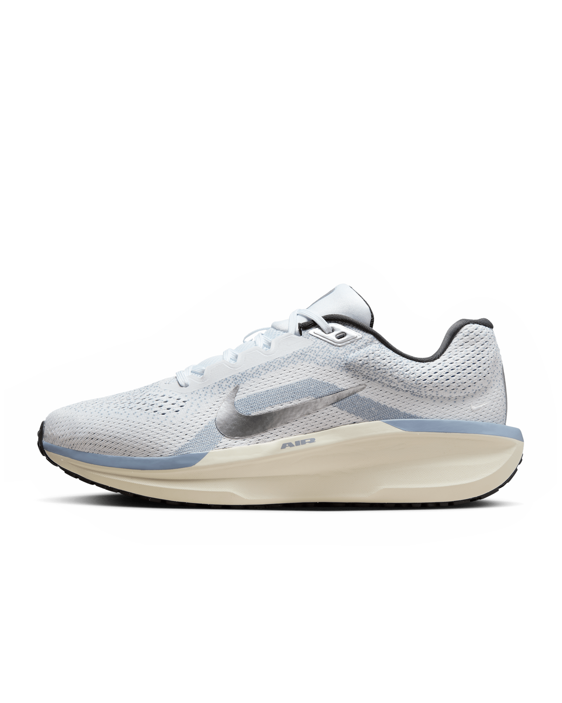 Nike Winflo 11 Men's Road Running Shoes - White/Ashen Slate/Anthracite/Metallic Silver