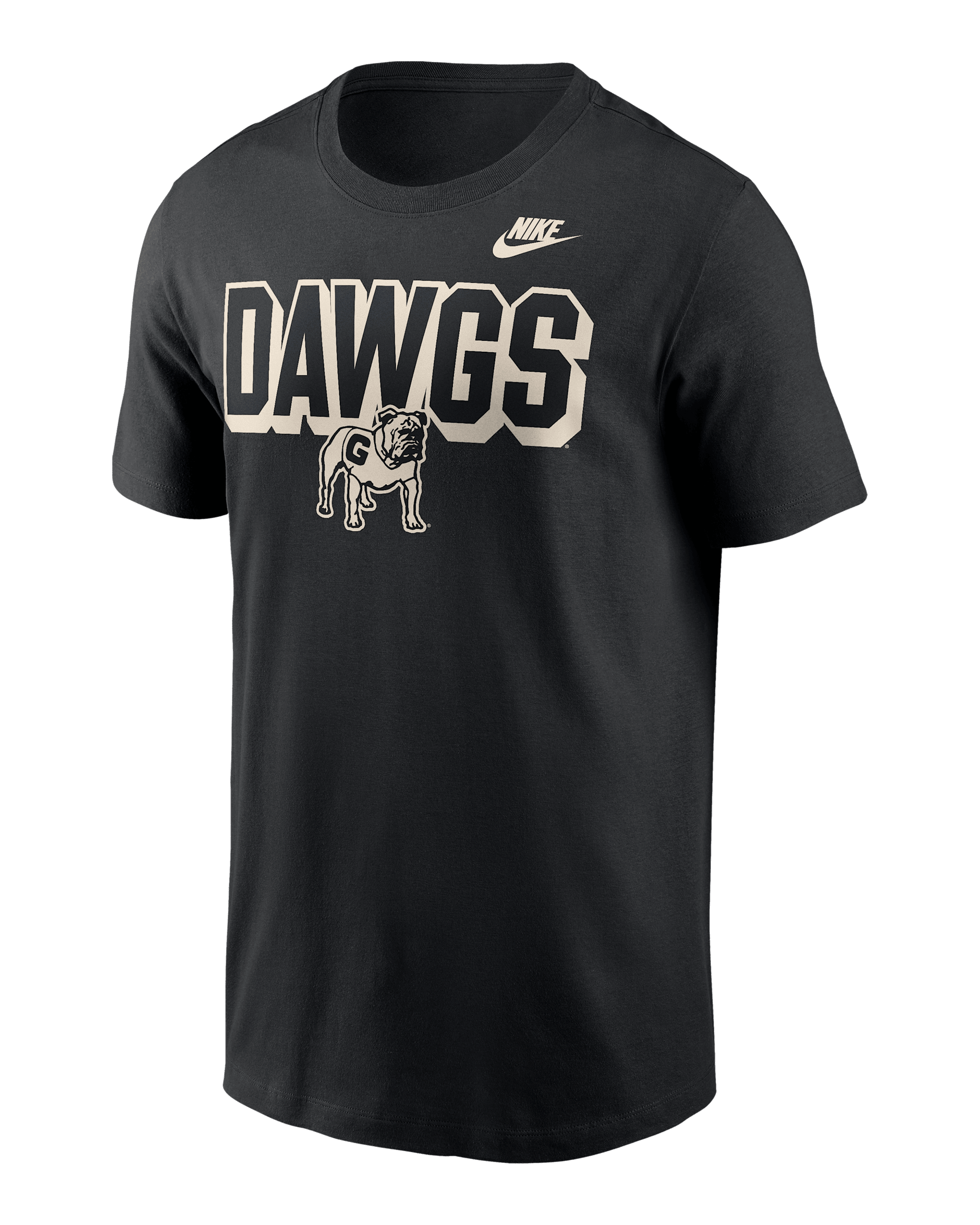 Georgia Team Bold Men's Nike College T-Shirt - Black