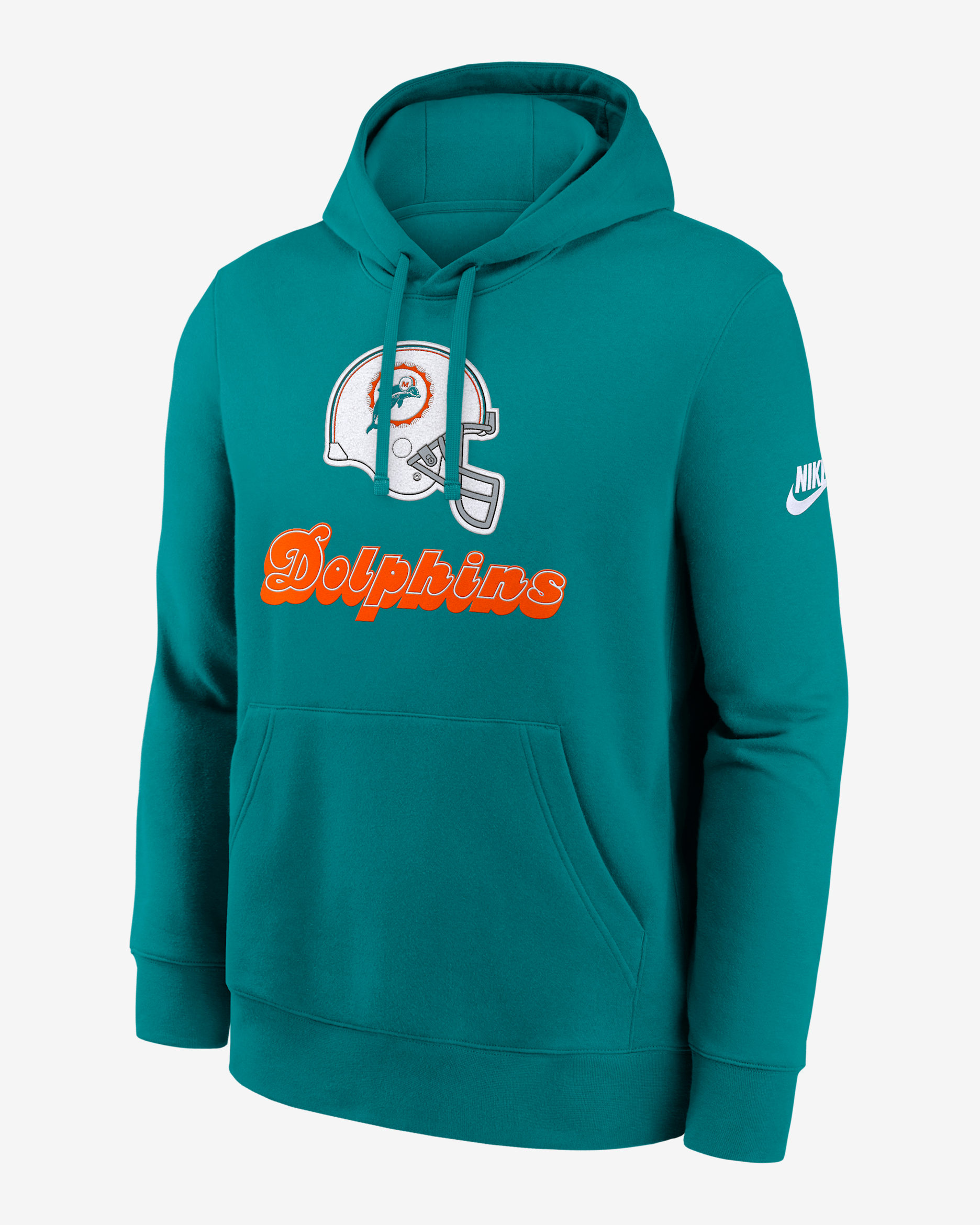 Sudadera con gorro sin cierre Nike de la NFL para hombre Miami Dolphins Best Season Rewind Club - Agua