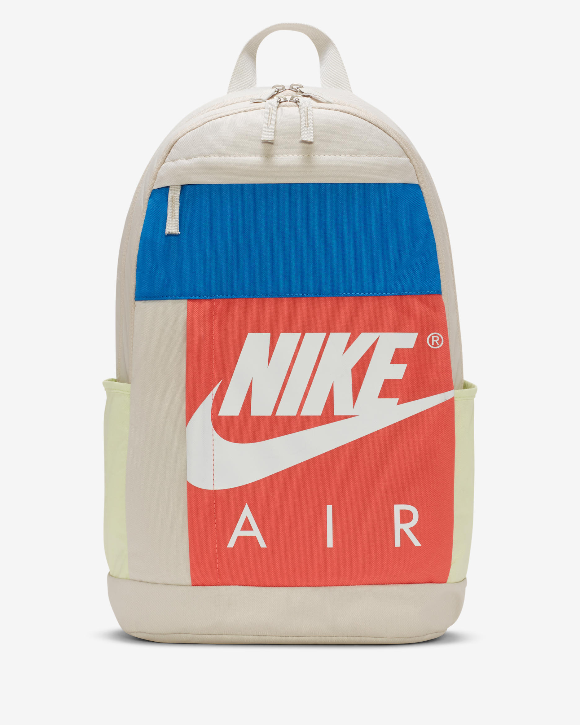 Nike Backpack (21L) - Light Bone/Magic Ember/White