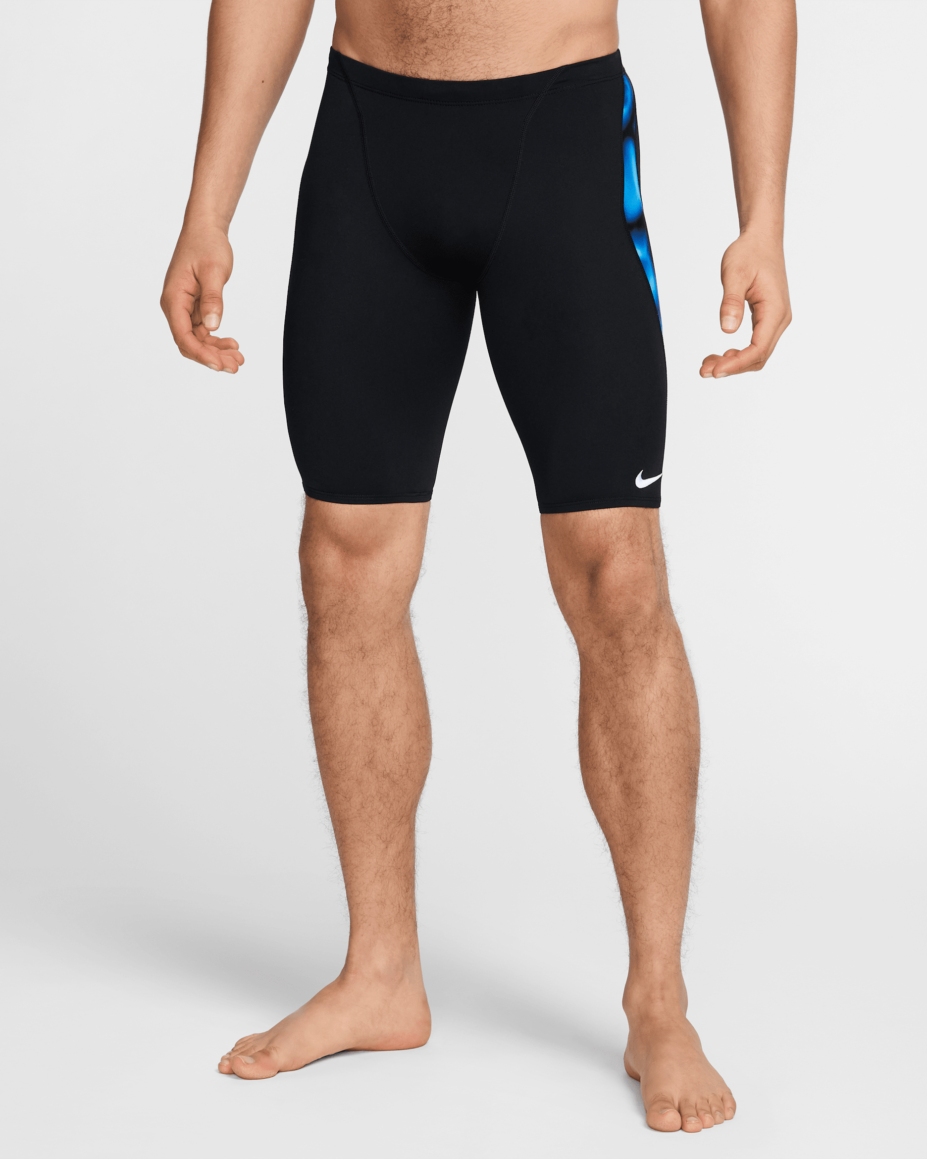 Mallas para nadar para hombre Nike HydraStrong - Negro/Royal juego/Blanco