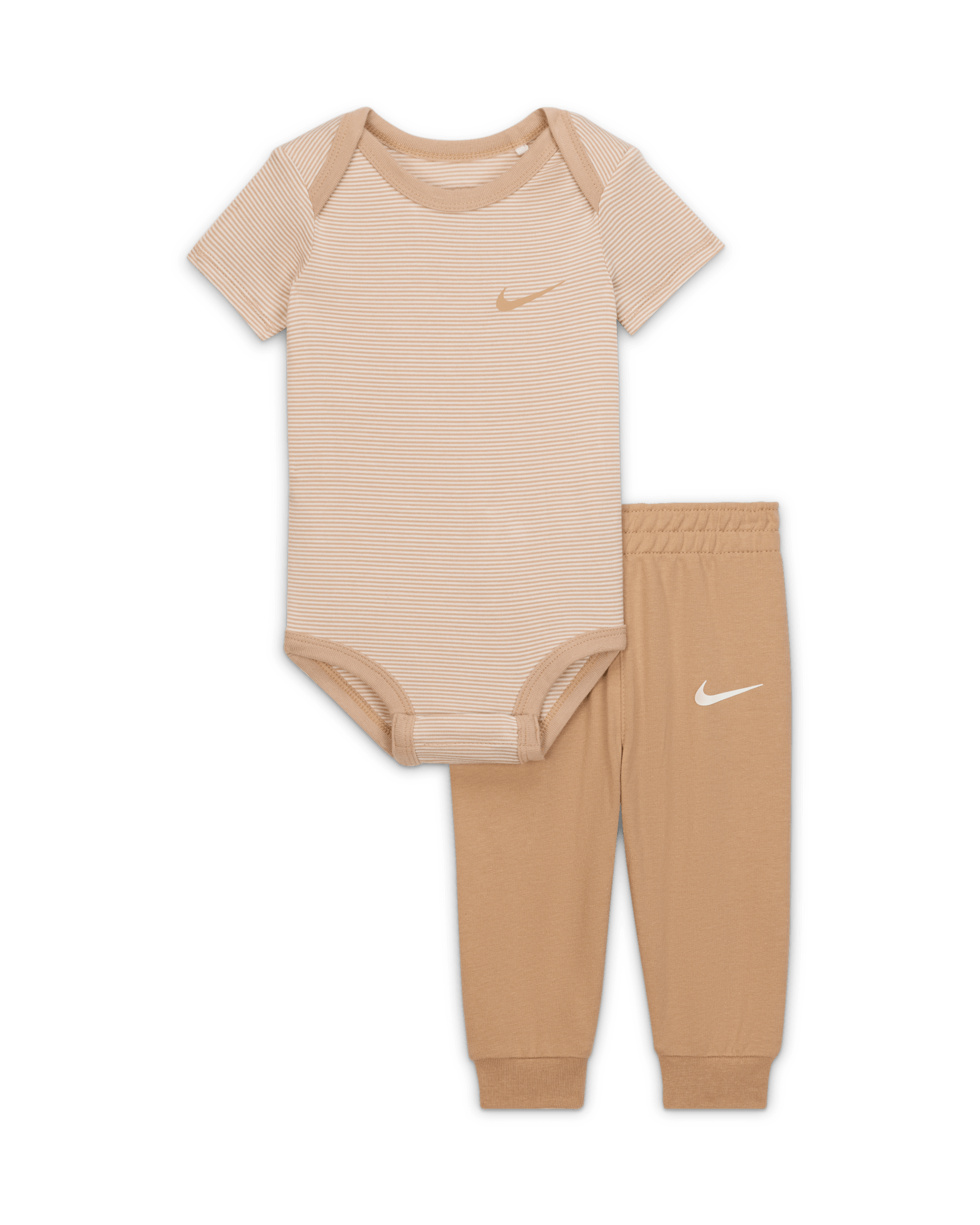 Conjunto de body y joggers a rayas para bebé (0-6M) Nike - Cáñamo