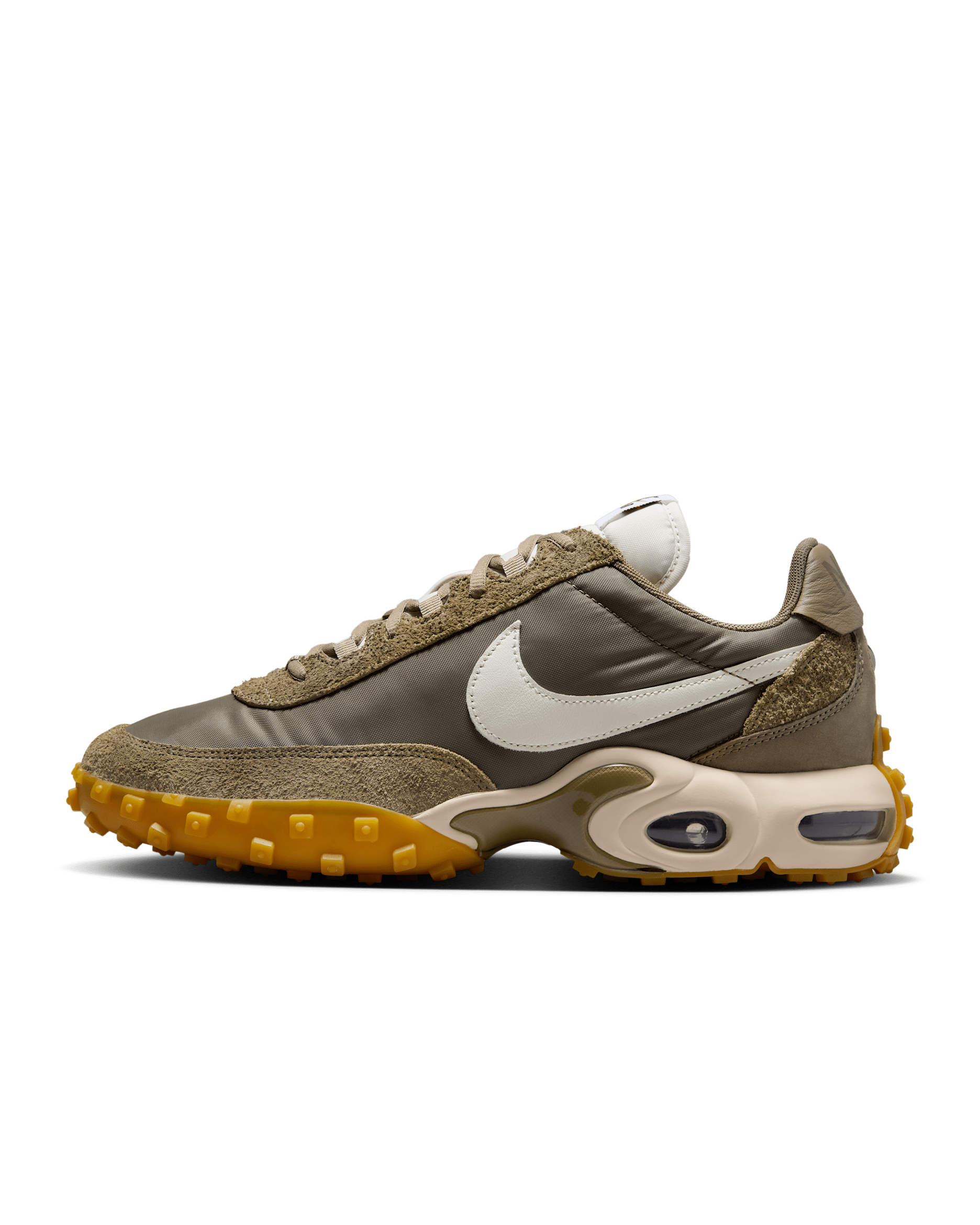 Tenis para hombre Nike Air Max Waffle SP - Oliva mate/Marrón claro goma/Vela