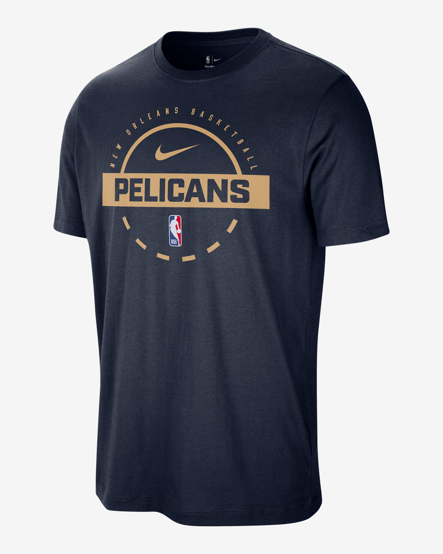 New Orleans Pelicans Men's Nike NBA Practice T-Shirt - College Navy