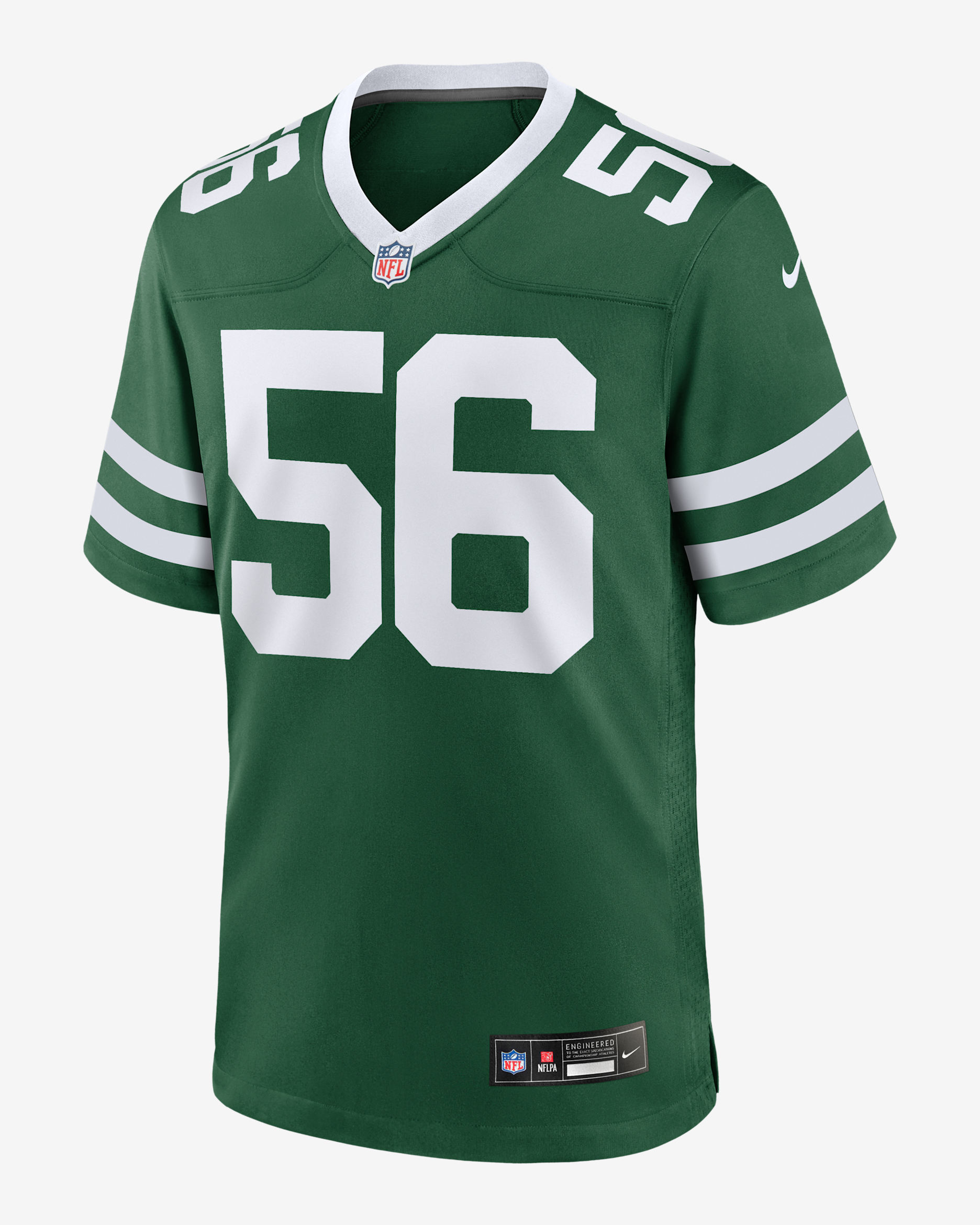NFL New York Jets (Quincy Williams) Men's Game Football Jersey - Green