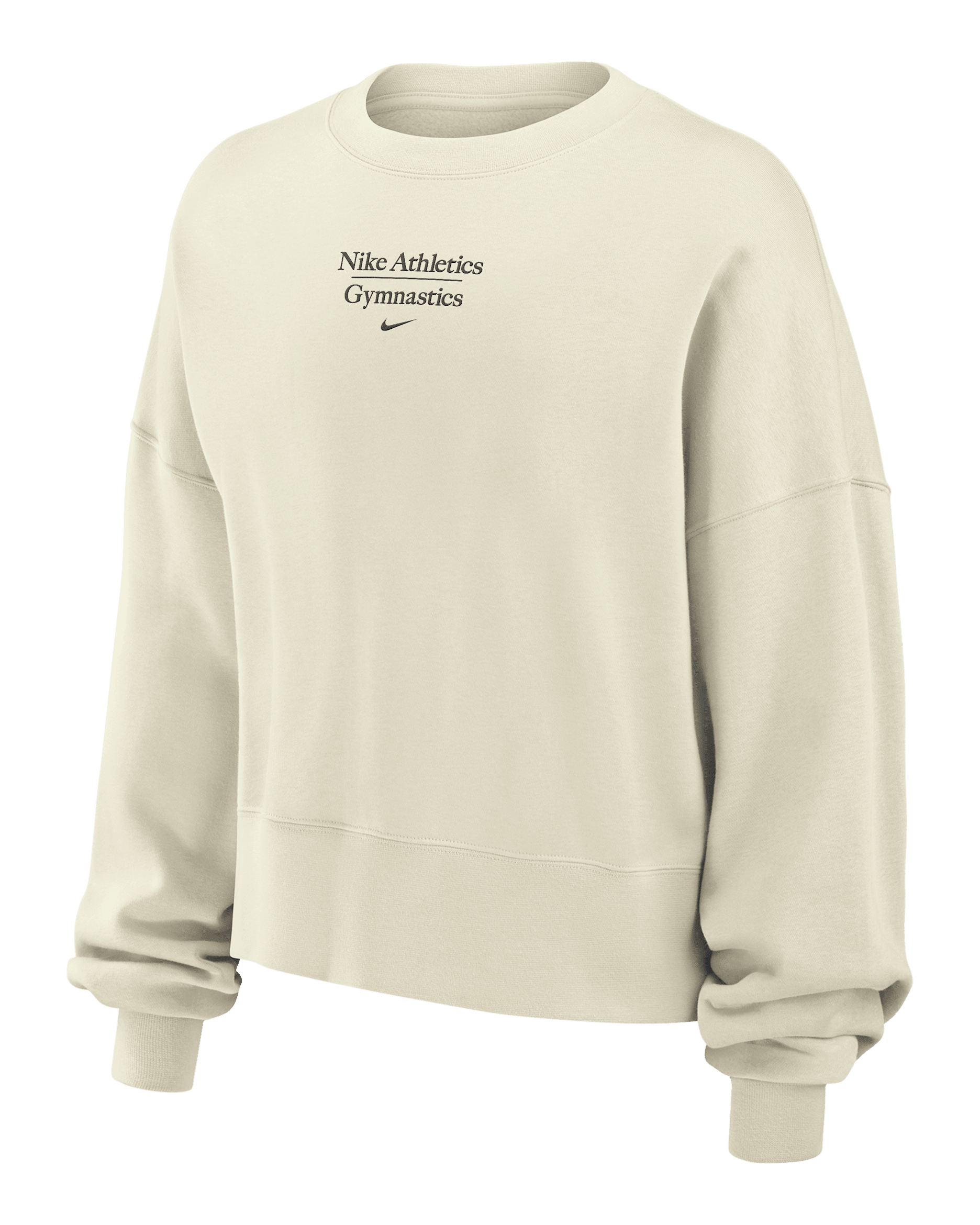 Sudadera de cuello redondo de gimnasia para mujer Nike Phoenix Fleece - Vela