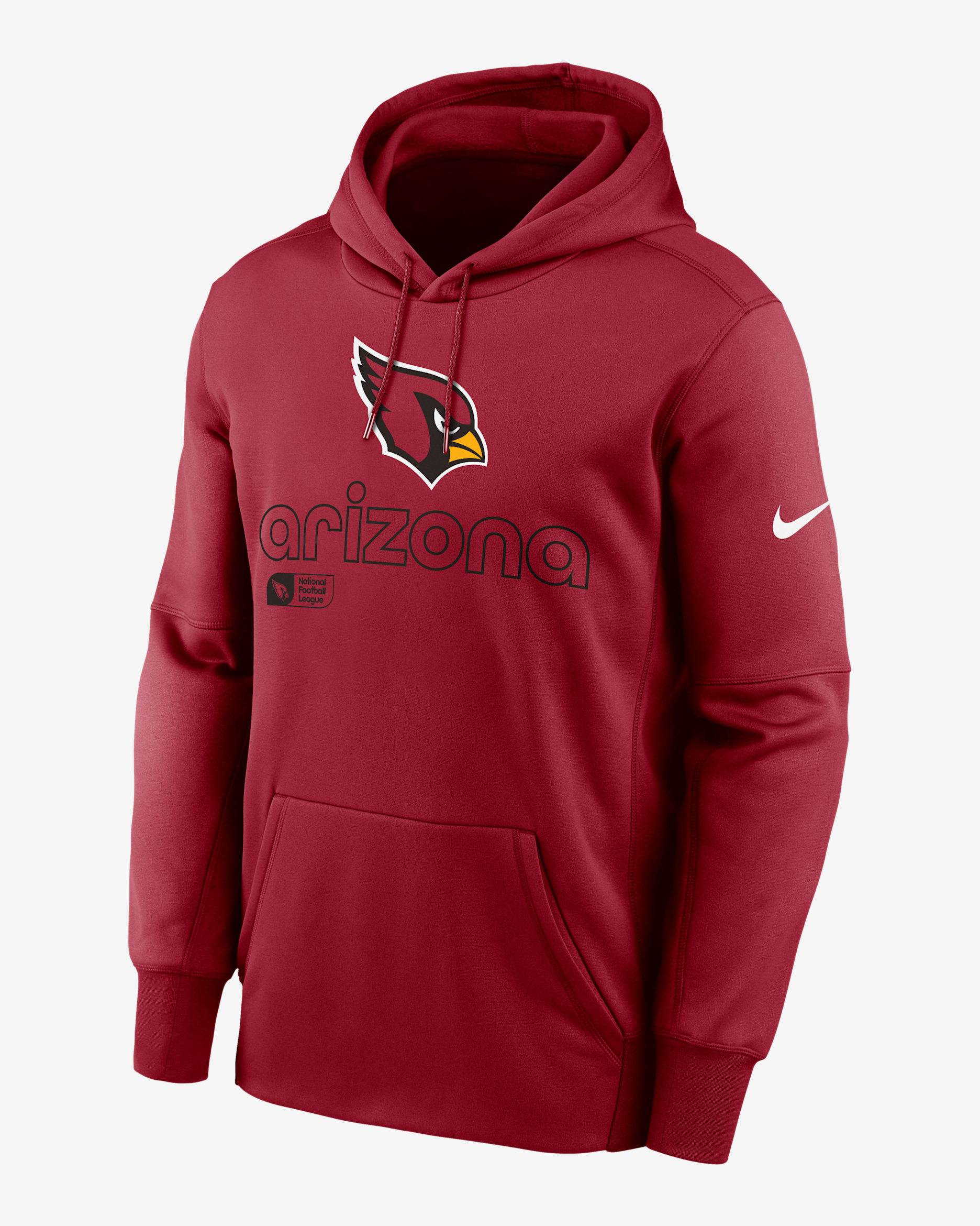 Arizona Cardinals Men’s Nike Therma NFL Pullover Hoodie - Red