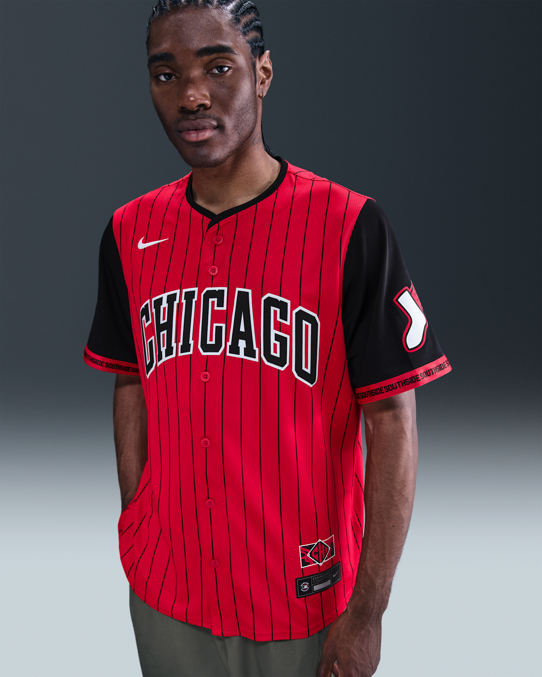 Chicago White Sox City Connect Men’s Nike Dri-FIT ADV MLB Limited Jersey - Red