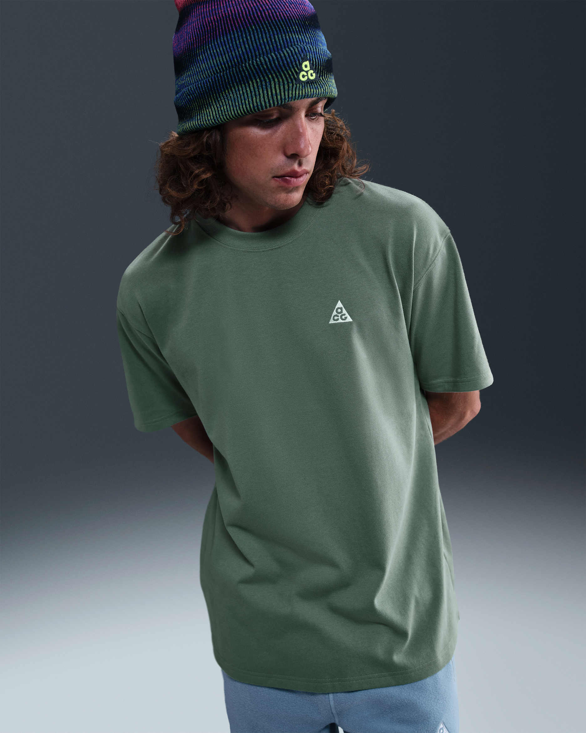 Nike ACG Men's Max90 T-Shirt - Clay Green