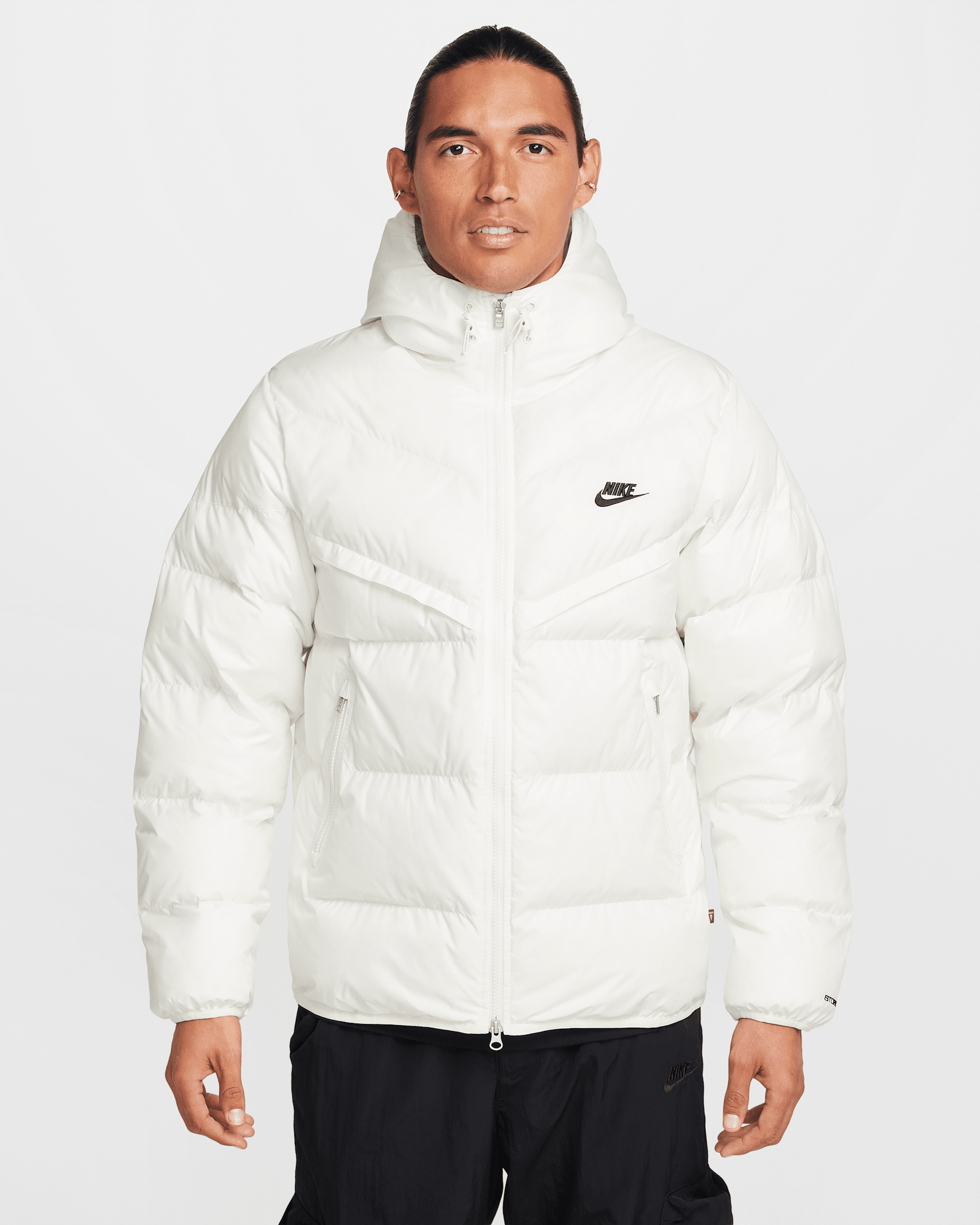 Nike Windrunner PrimaLoft® Men's Storm-FIT Hooded Puffer Jacket - Sail/Sail/Black