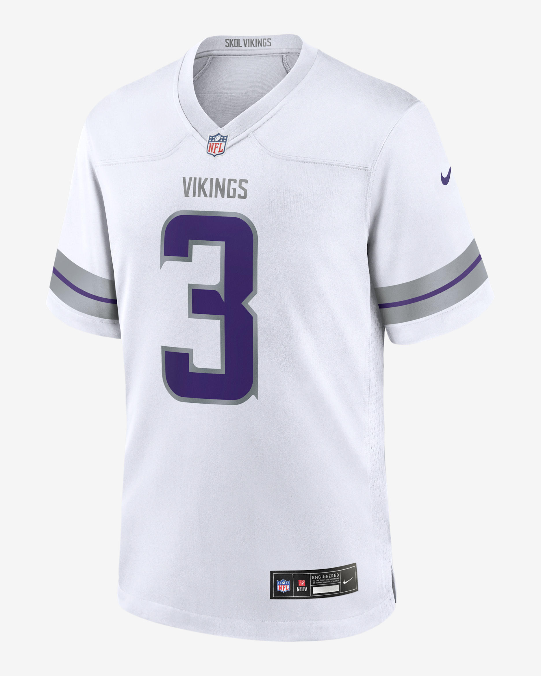 Jordan Addison Minnesota Vikings Men's Nike NFL Game Jersey - White