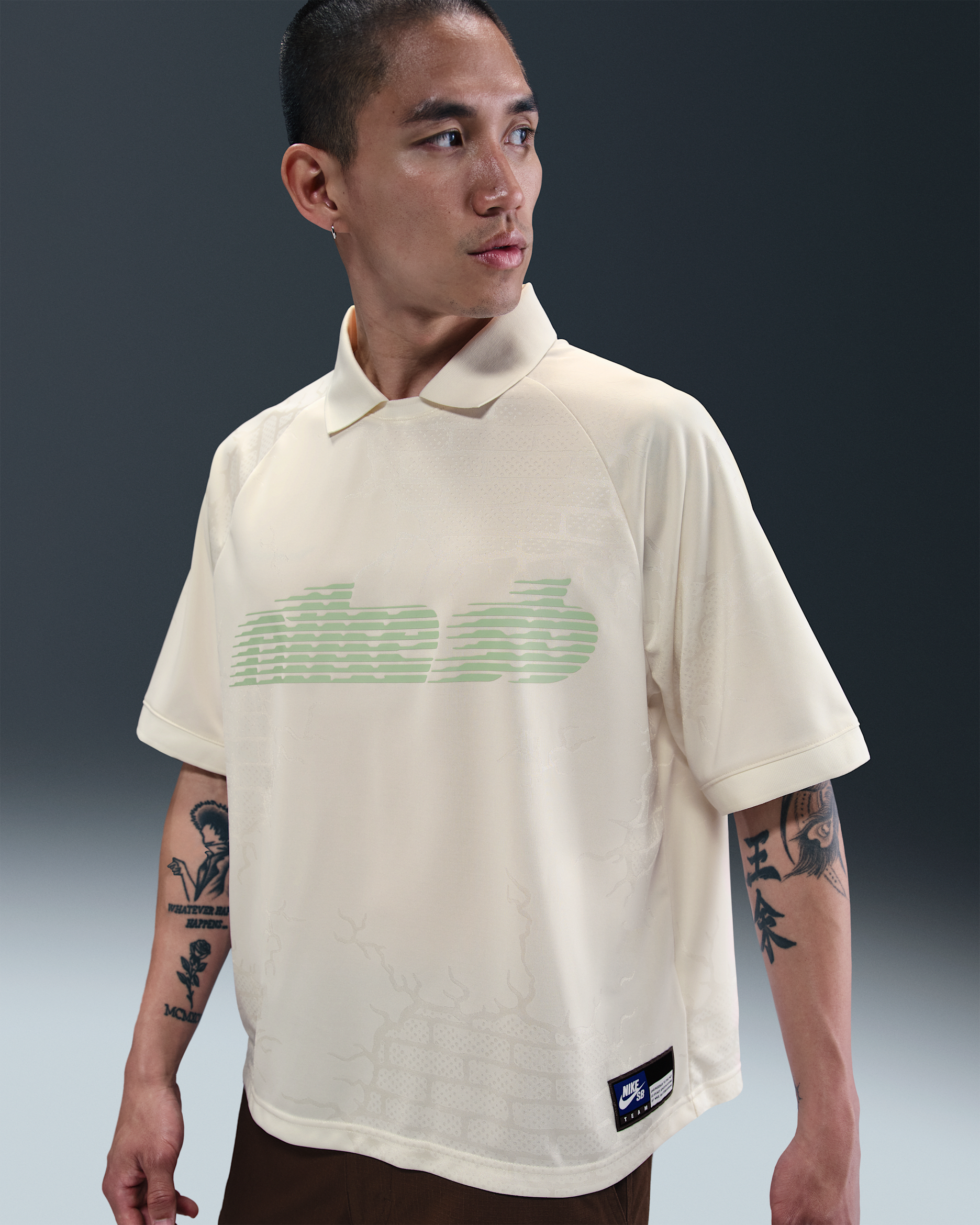 Nike SB Dri-FIT 提花滑板長袖上衣 - Sail