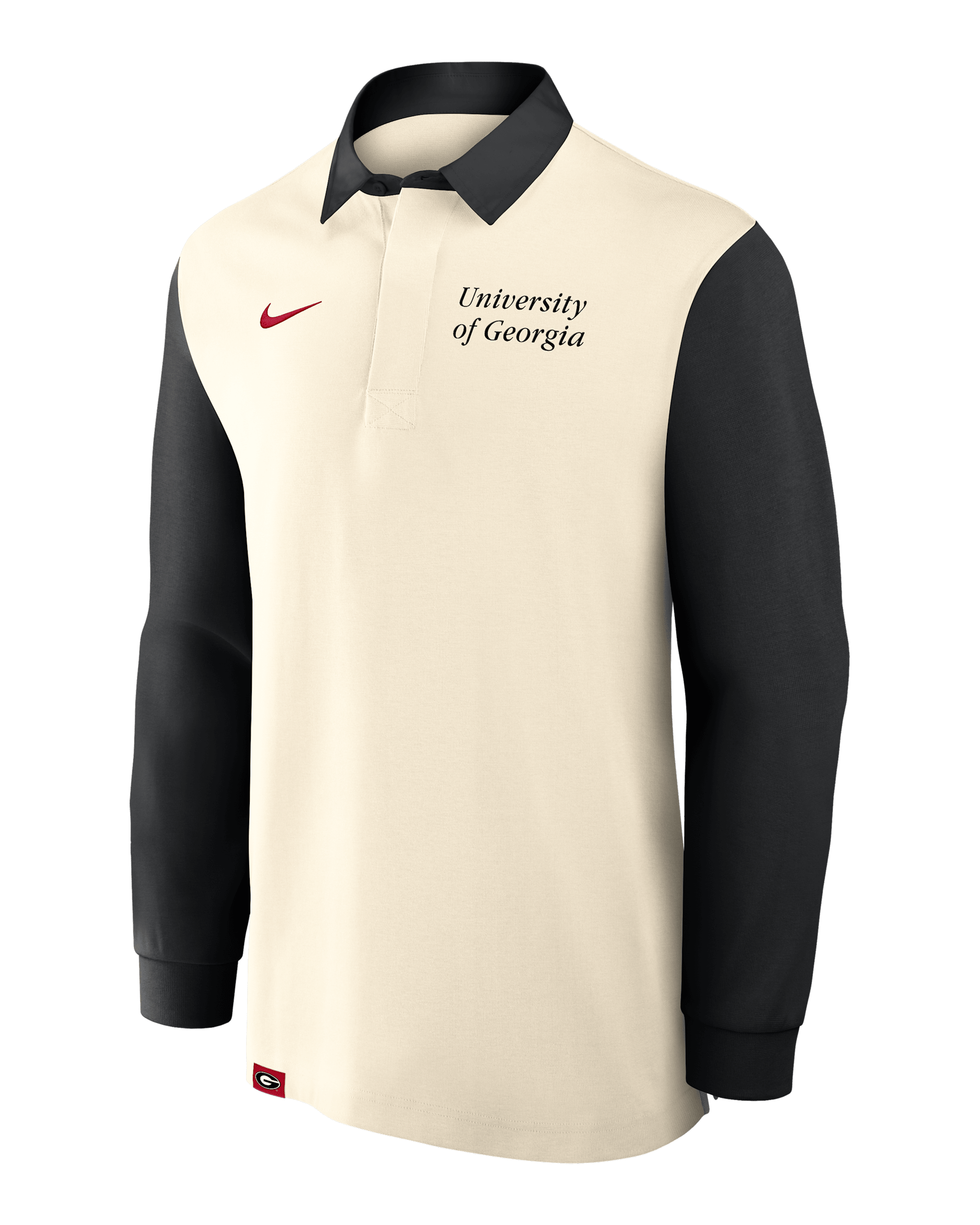 Georgia Rugby Men's Nike College Long-Sleeve Top - Tan/Beige