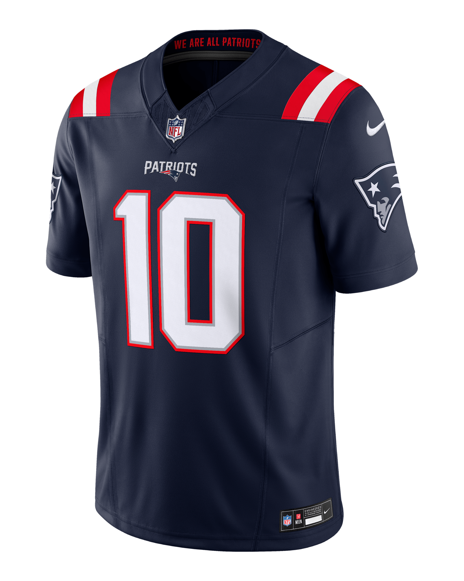 Drake Maye New England Patriots Men's Nike Dri-FIT NFL Limited Jersey - Navy