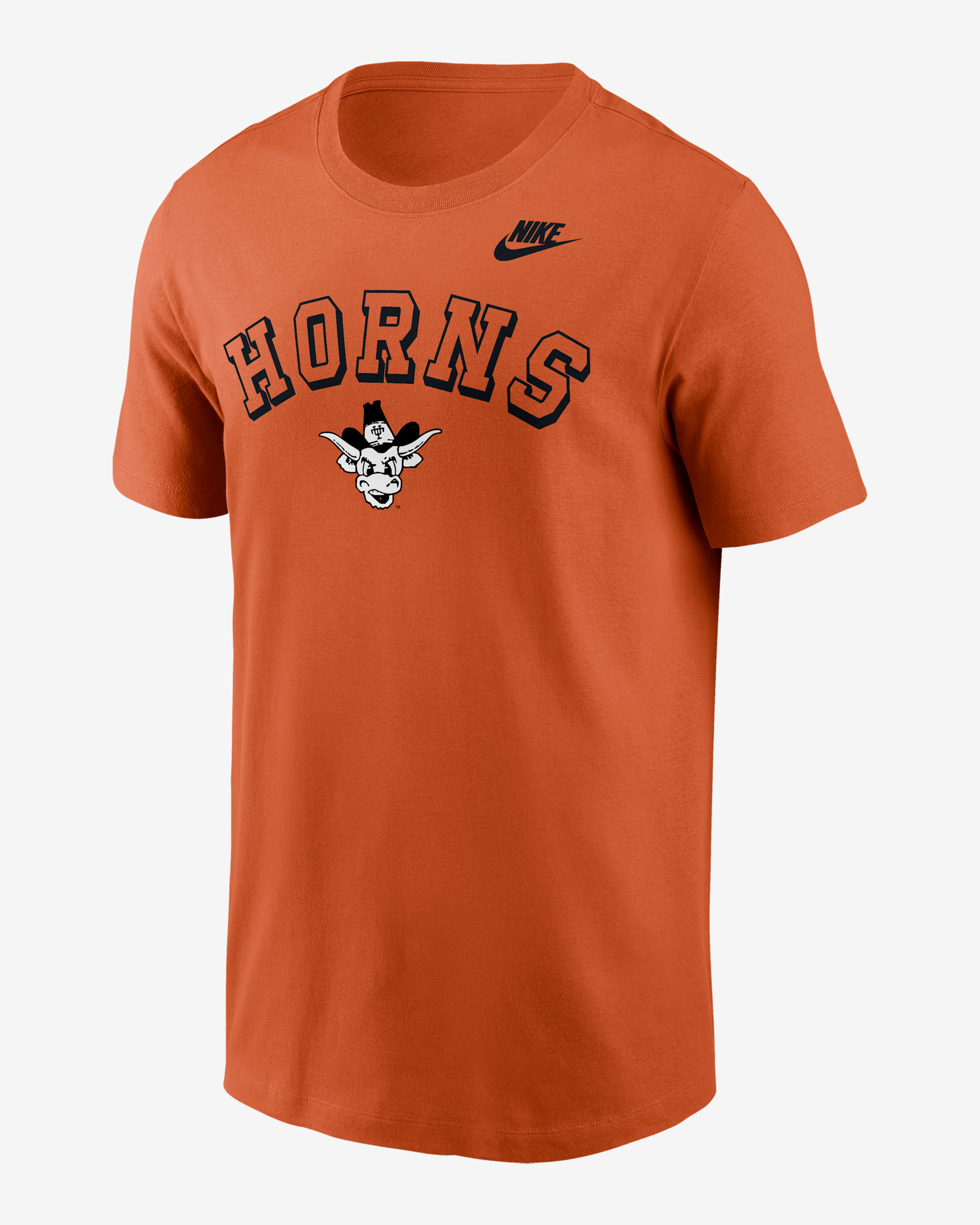 Playera universitaria Nike para hombre Texas Legacy Nickname - Naranja quemado