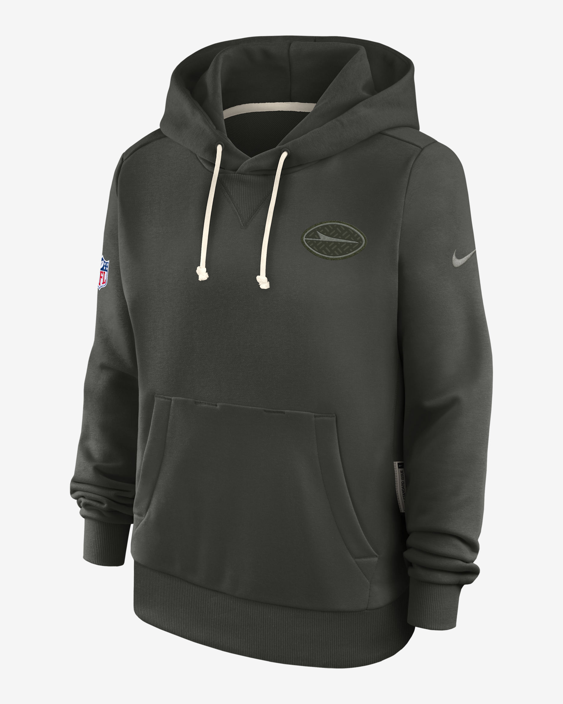 New York Jets Rivalries Collection Sideline Women's Nike Dri-FIT NFL Pullover Hoodie - Green