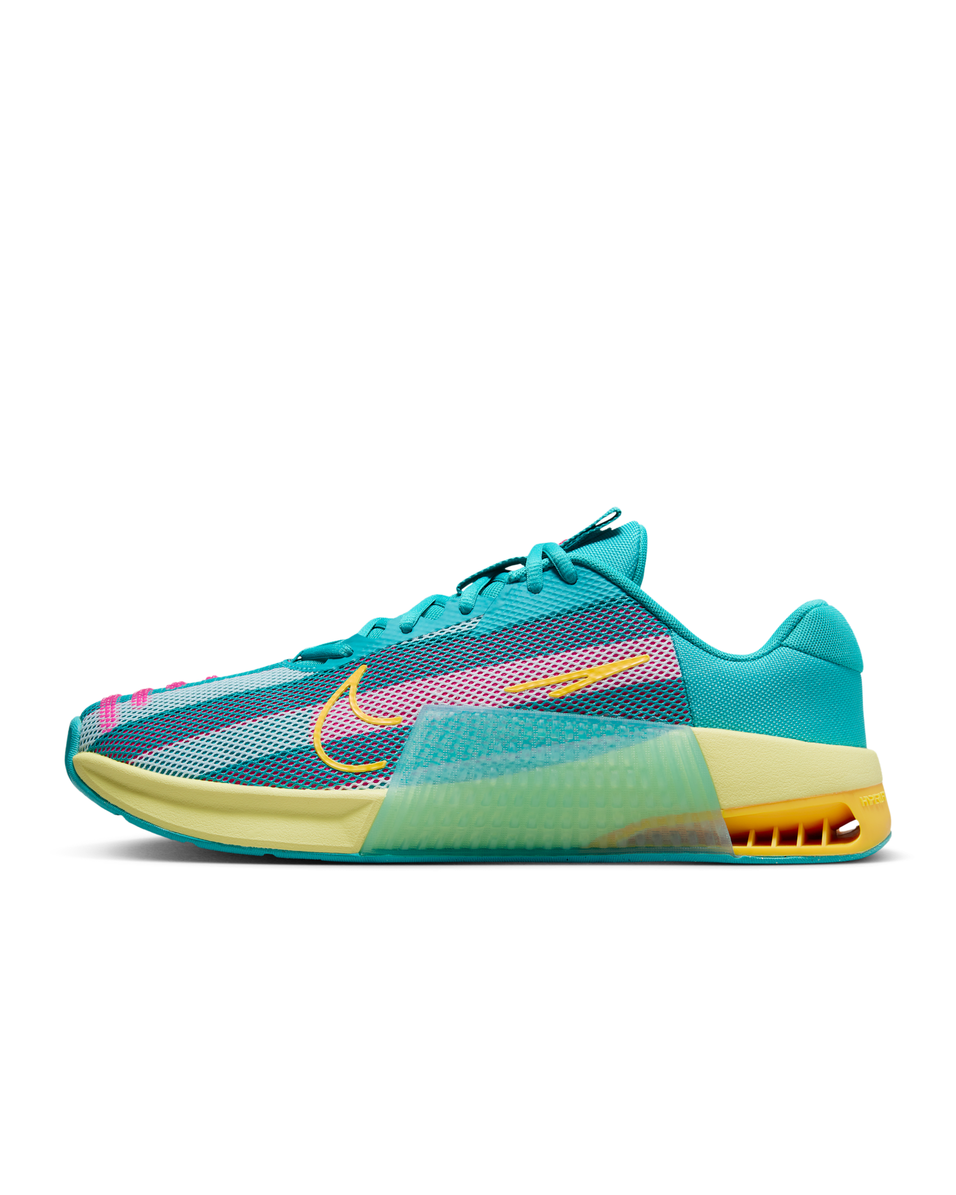 Nike Metcon 9 AMP Men's Workout Shoes - Dusty Cactus/Glacier Blue/Laser Orange/Fierce Pink