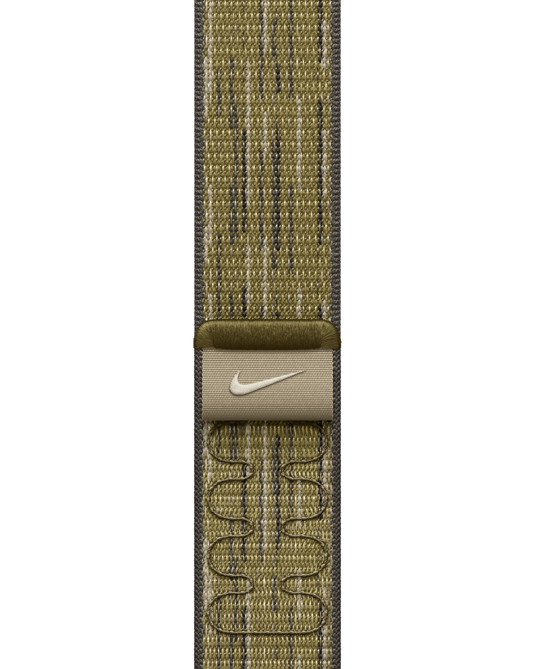 Correa loop deportiva Nike para caja de 42 mm color verde - Verde