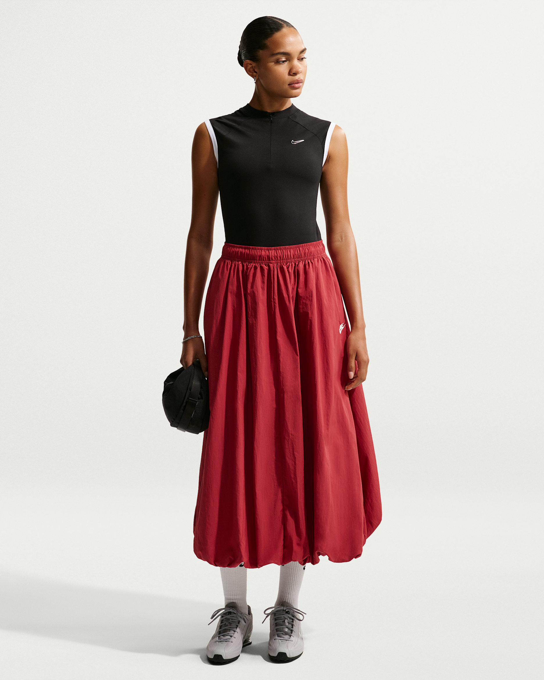 Nike Sportswear Windrunner Women's Skirt - Team Crimson/Chalk