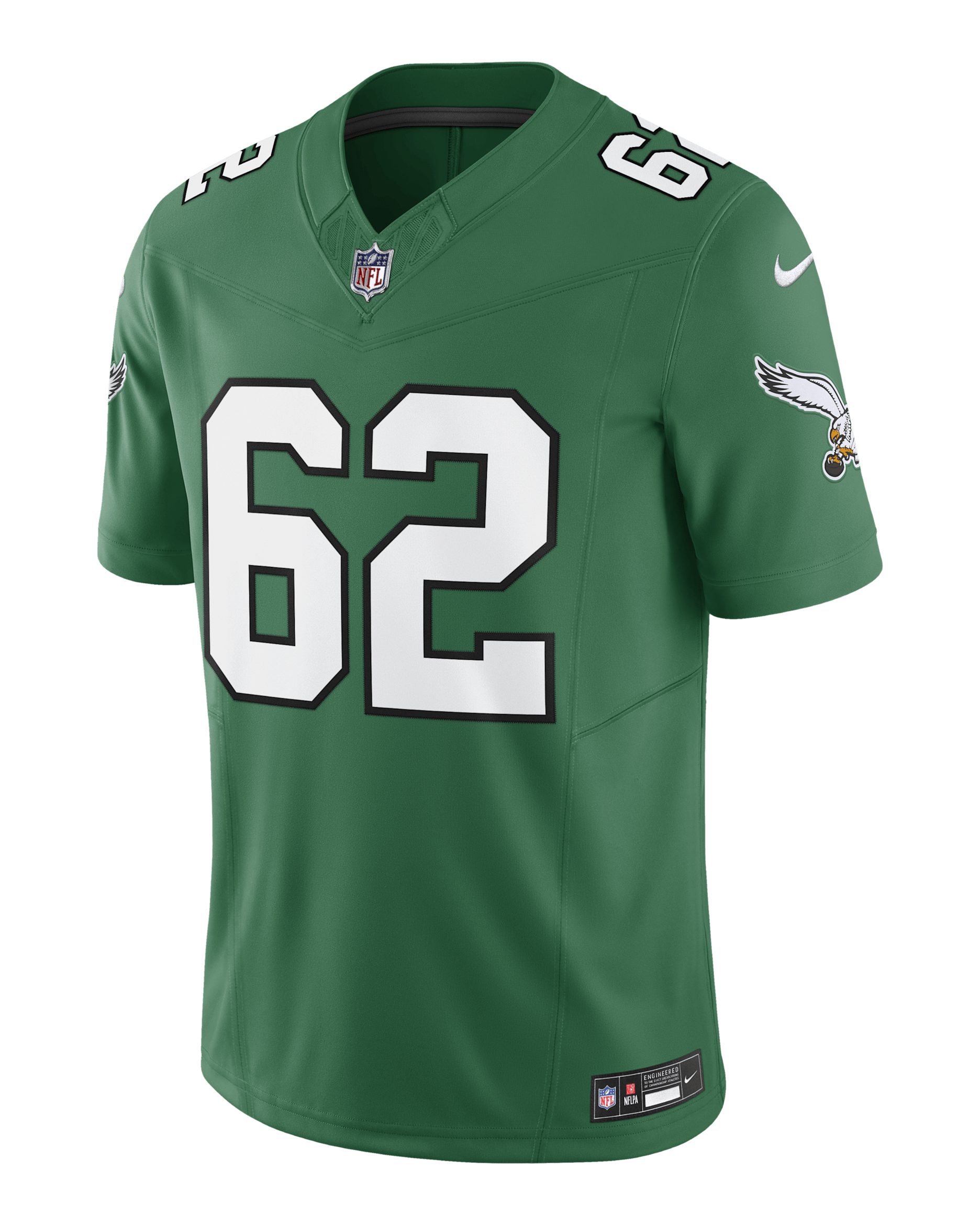 Jason Kelce Philadelphia Eagles Men's Nike Dri-FIT NFL Limited Football Jersey - Kelly Green