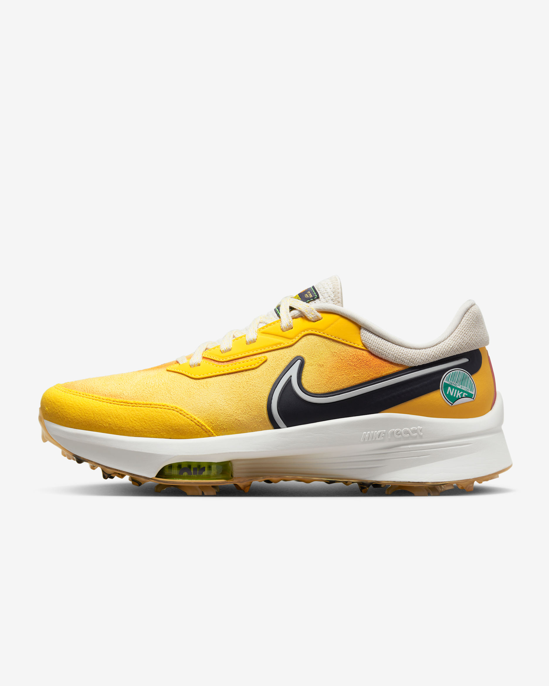 Nike Air Zoom Infinity Tour NEXT% NRG Golf Shoes - Topaz Gold/Phantom/Sea Coral/Gridiron