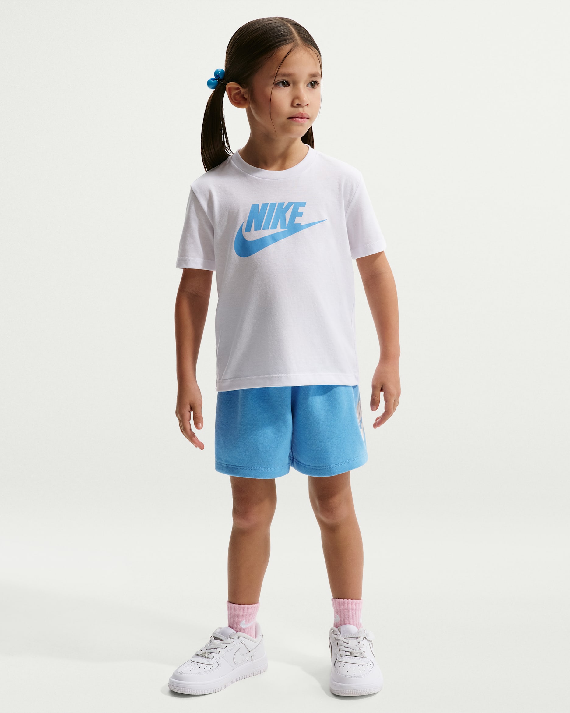 나이키 베이비 클럽 티셔츠 앤 쇼츠 세트 - 유니버시티 블루
