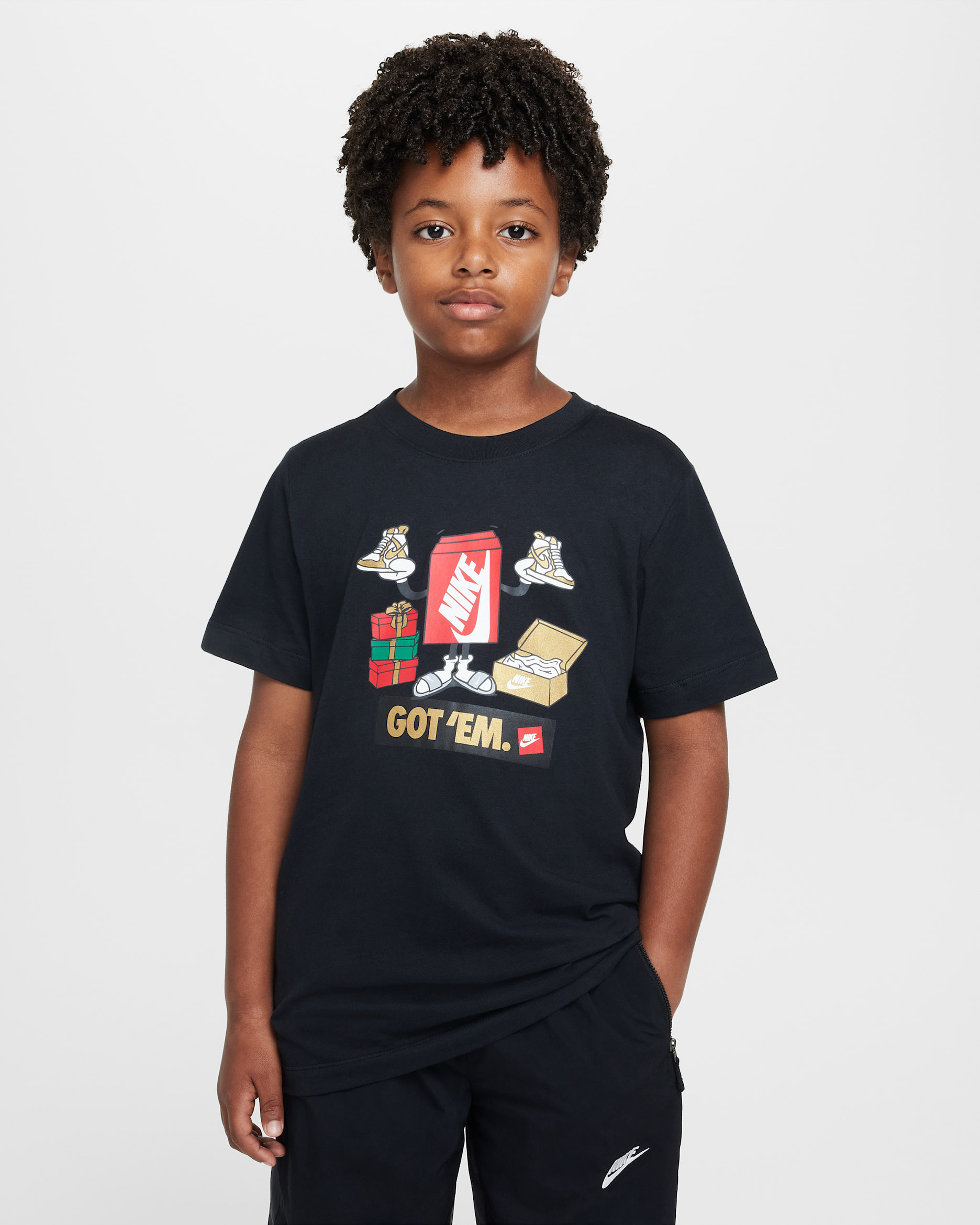 T-shirt Nike Sportswear pour ado - Noir