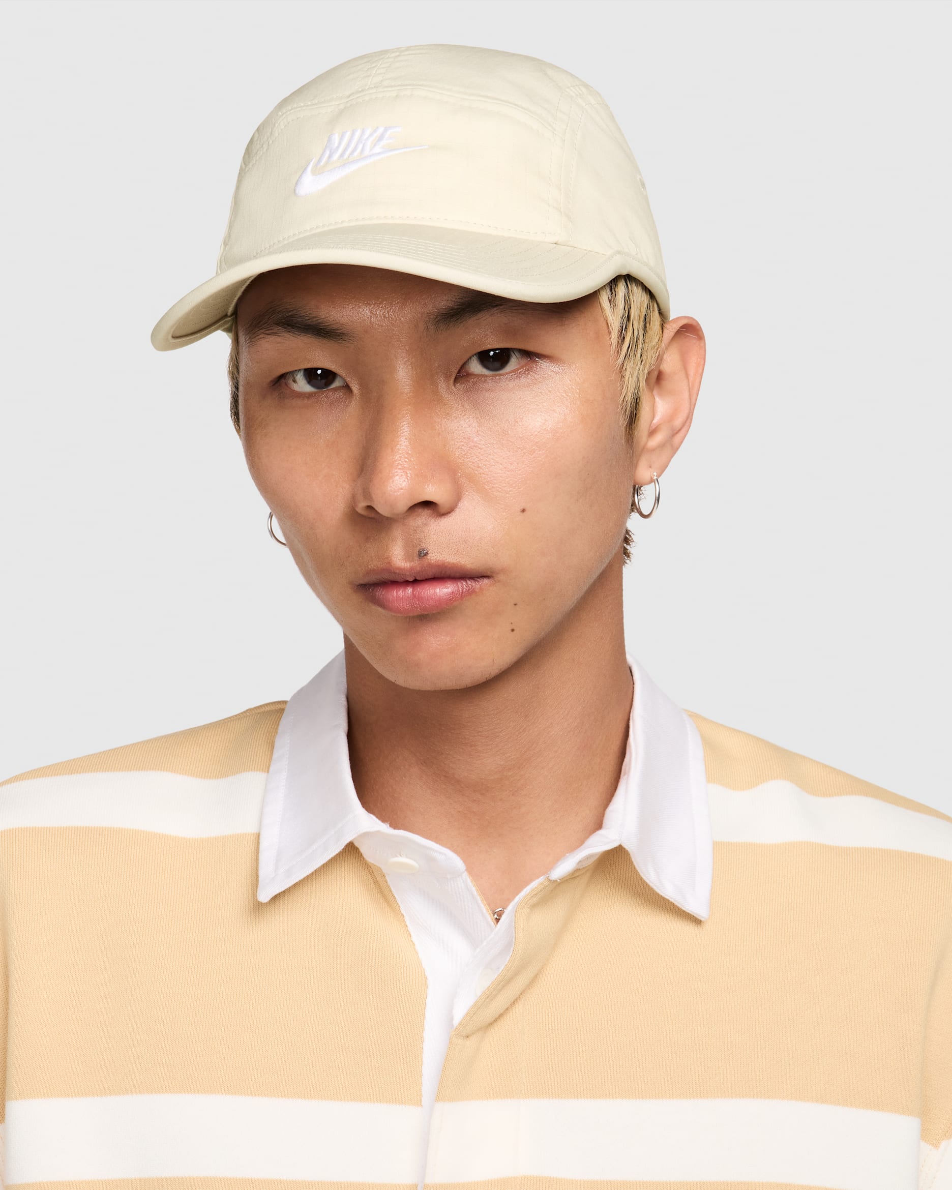 Nike Fly Unstructured Futura Cap - Light Orewood Brown/White