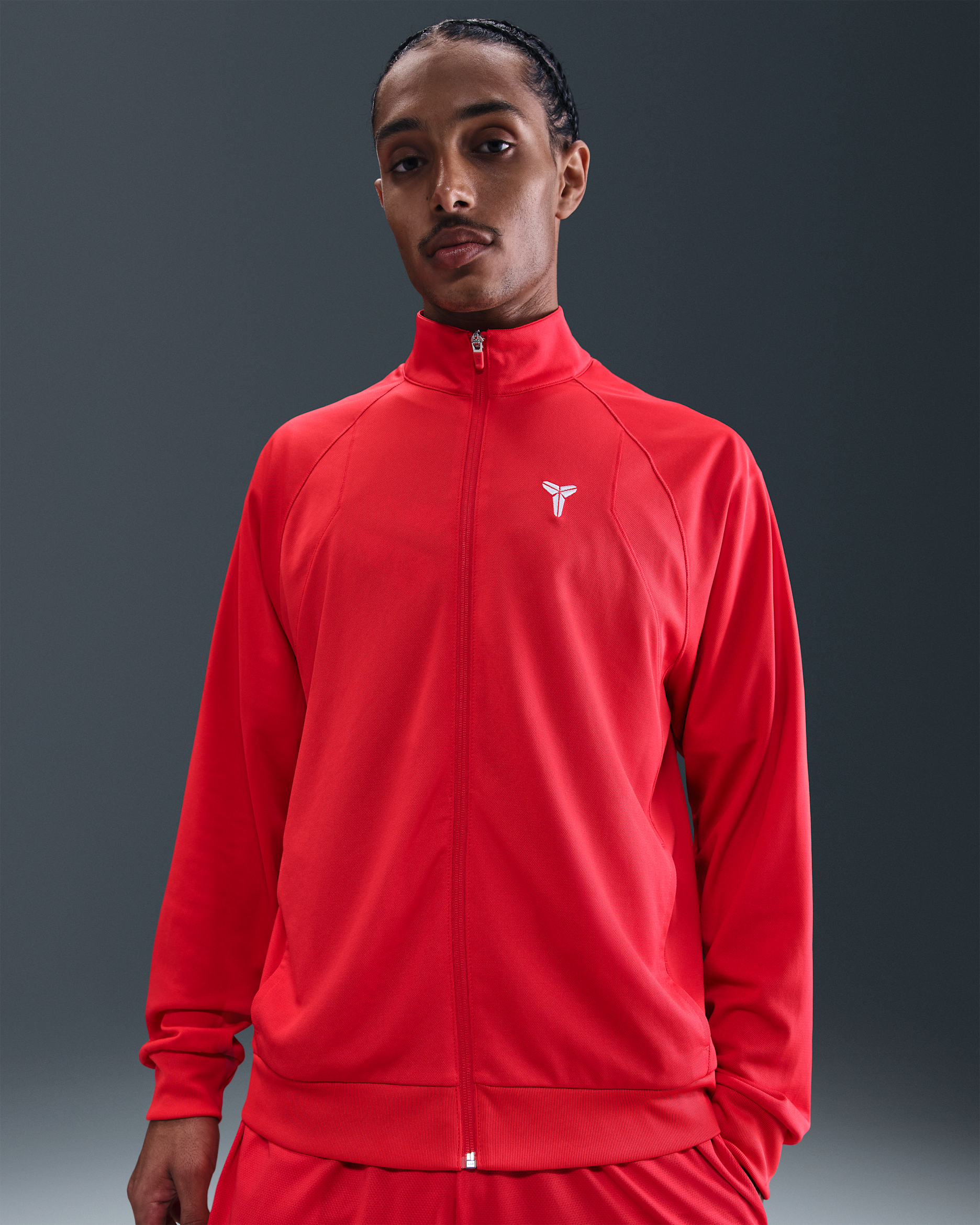 Kobe Dri-FIT Knit Jacket - Light Crimson/Light Crimson/White