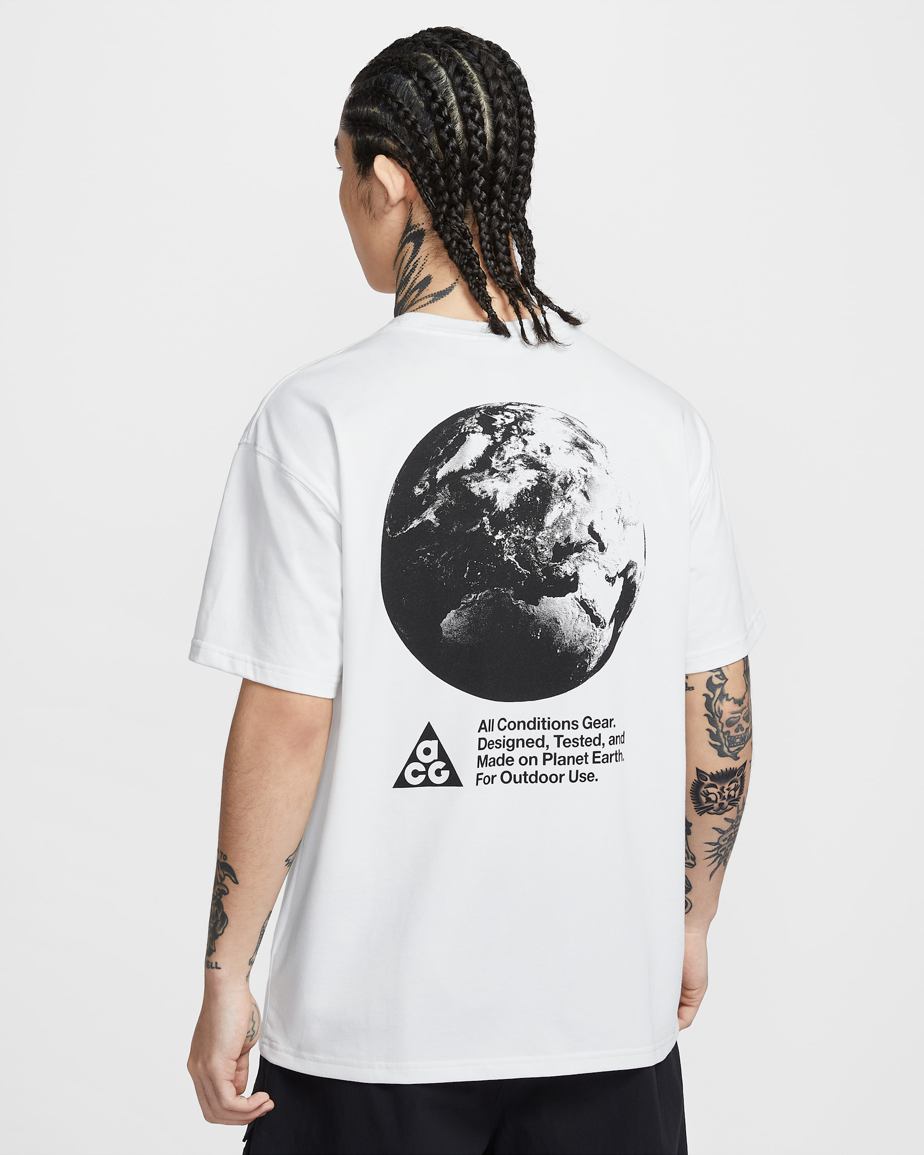 나이키 ACG 남성 드라이 핏 티셔츠 - 서밋 화이트