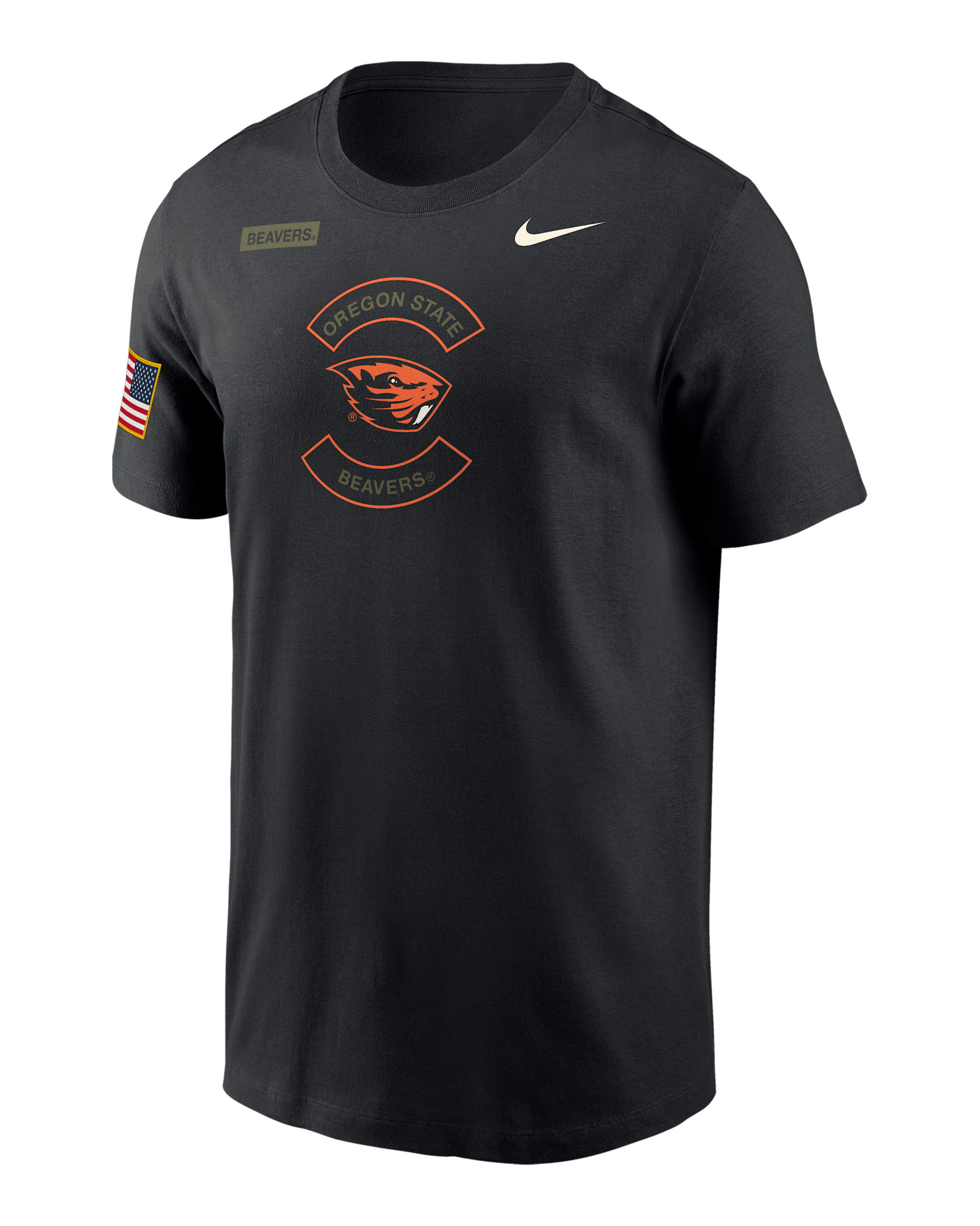 Oregon State Beavers Team Issue Men's Nike Dri-FIT T-Shirt - Black