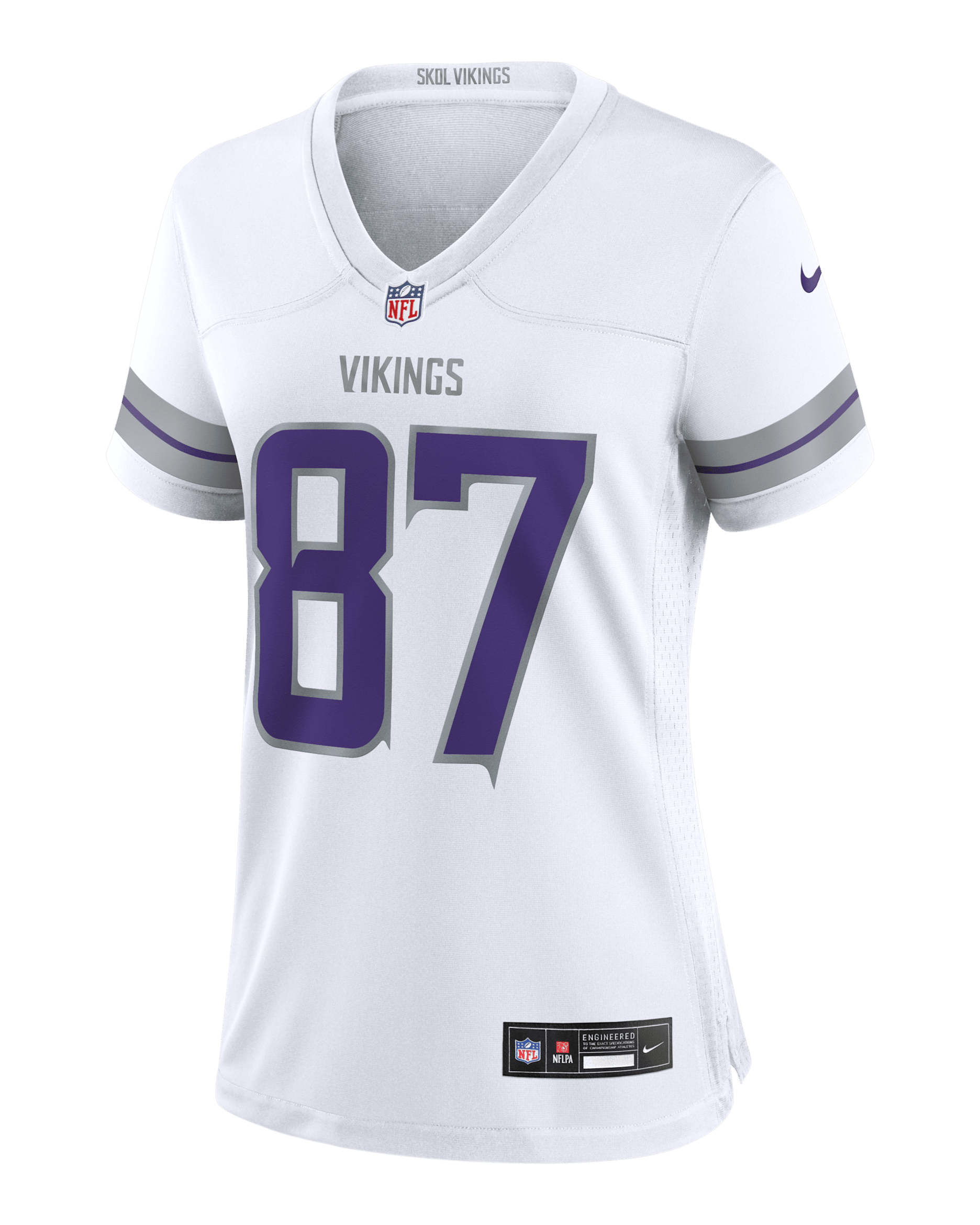 T.J. Hockenson Minnesota Vikings Women's Nike NFL Game Football Jersey - White