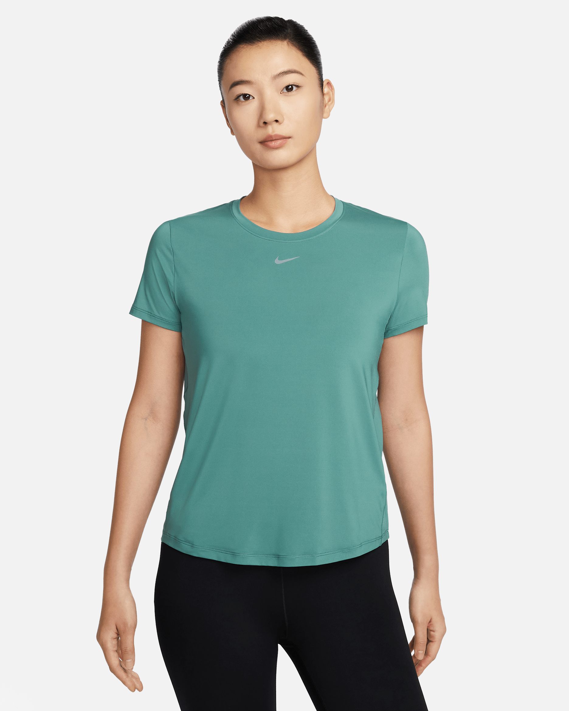 Nike One Classic Women's Dri-FIT Short-Sleeve Top - Bicoastal/Black