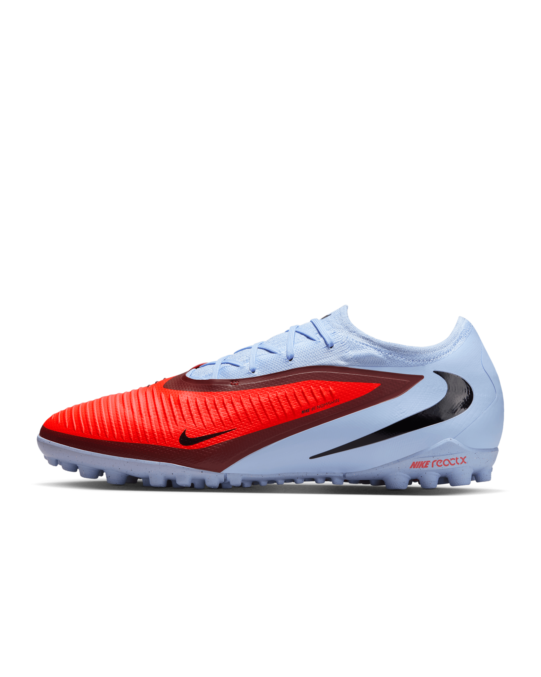 Nike Phantom 6 Low Pro Turf Football Shoe - Royal Tint/Bright Crimson